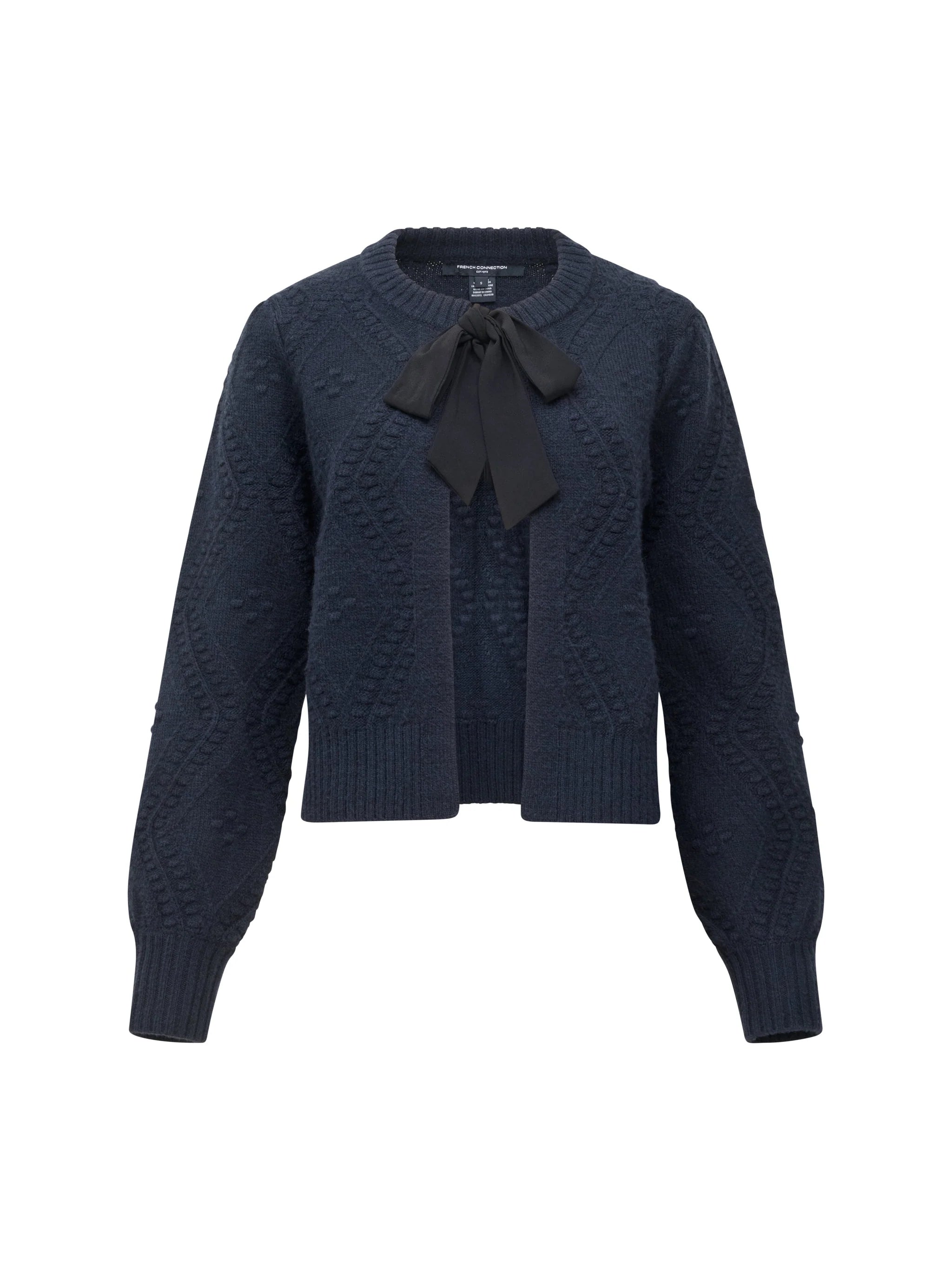 Kitty Bobble Bow Cardigan | French Connection