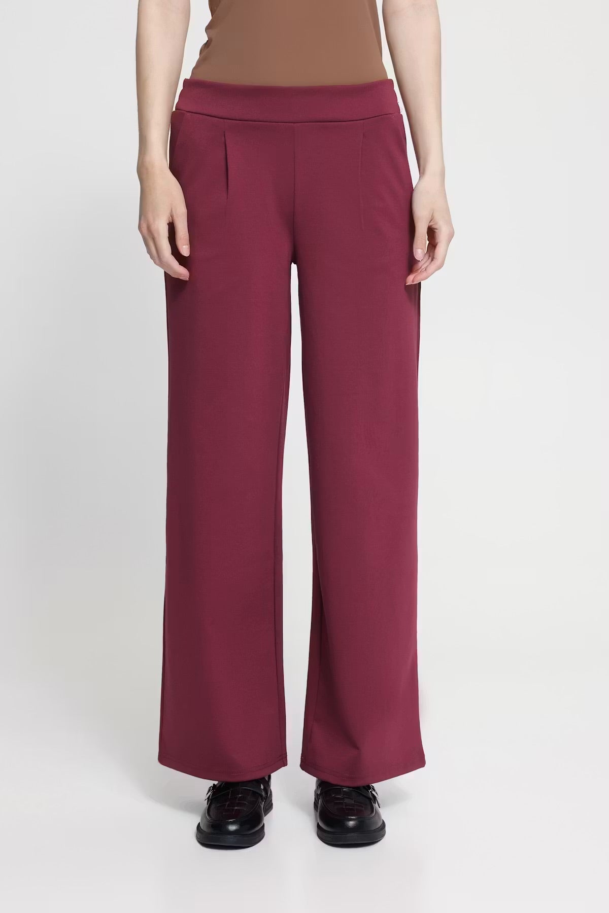 Kate Wide Pants Rhododendron|Ichi