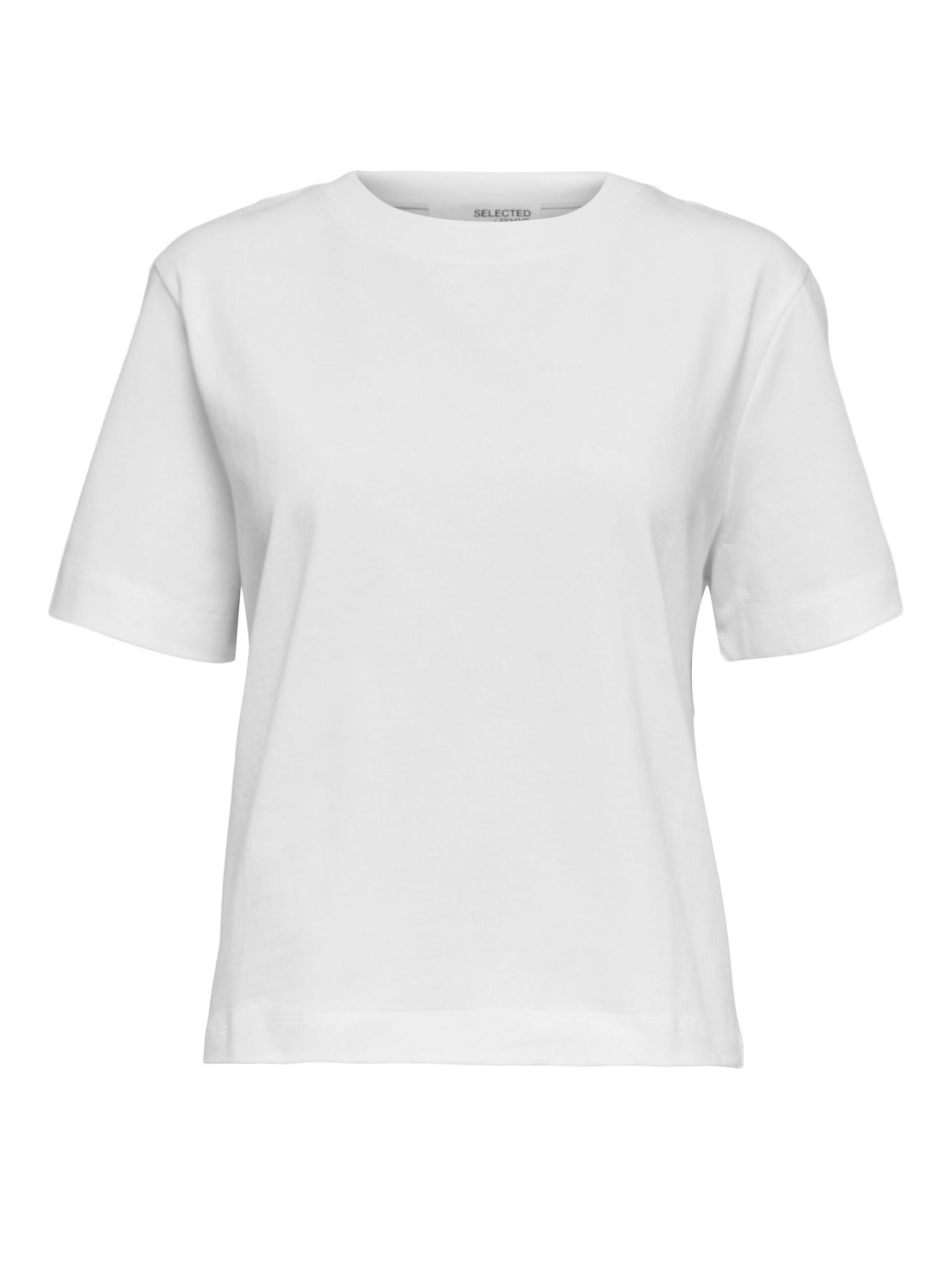 Essential White Boxy tshirt | selected femme