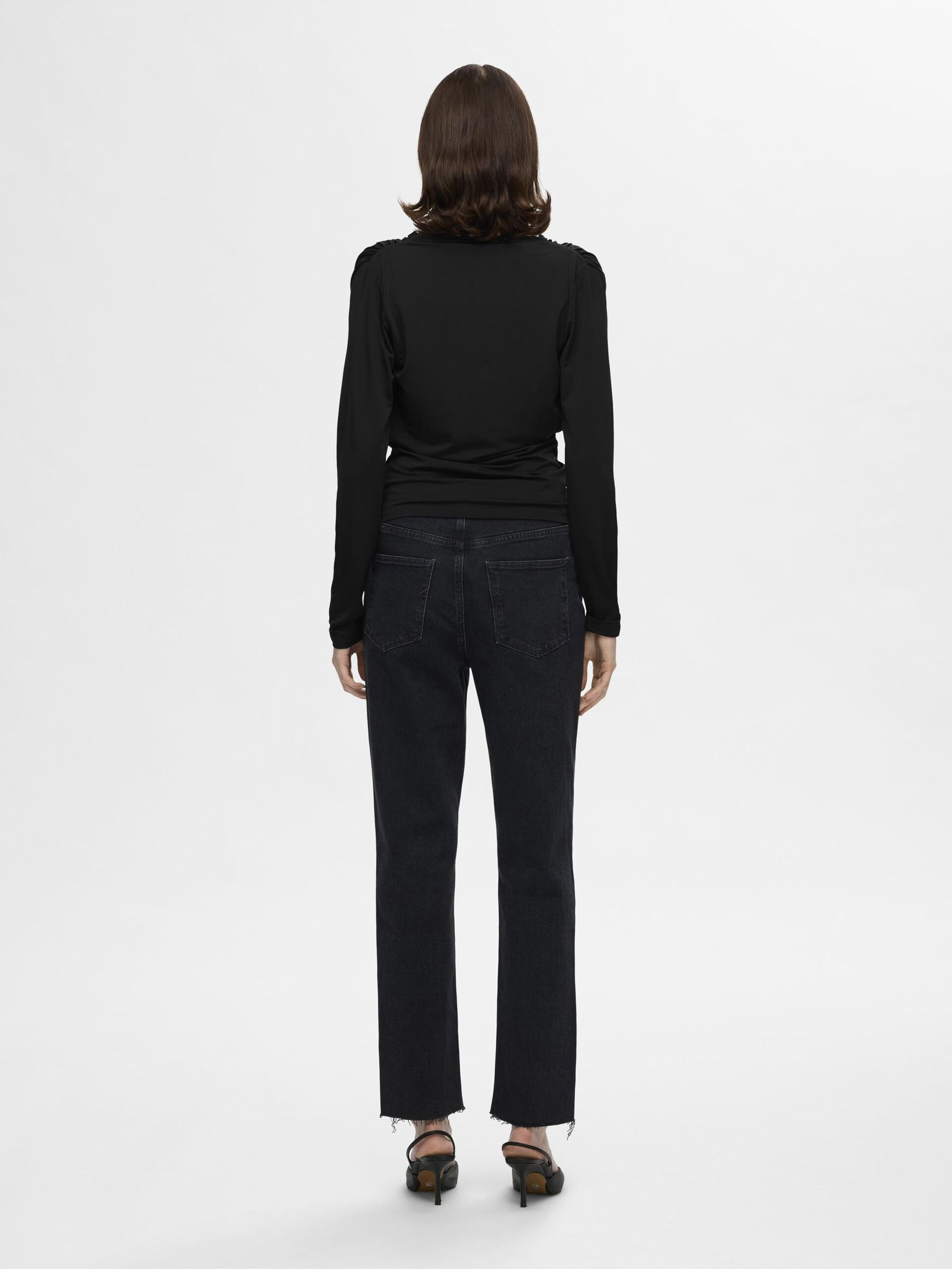 Rana Long Sleeve Reversible Top | Selected Femme