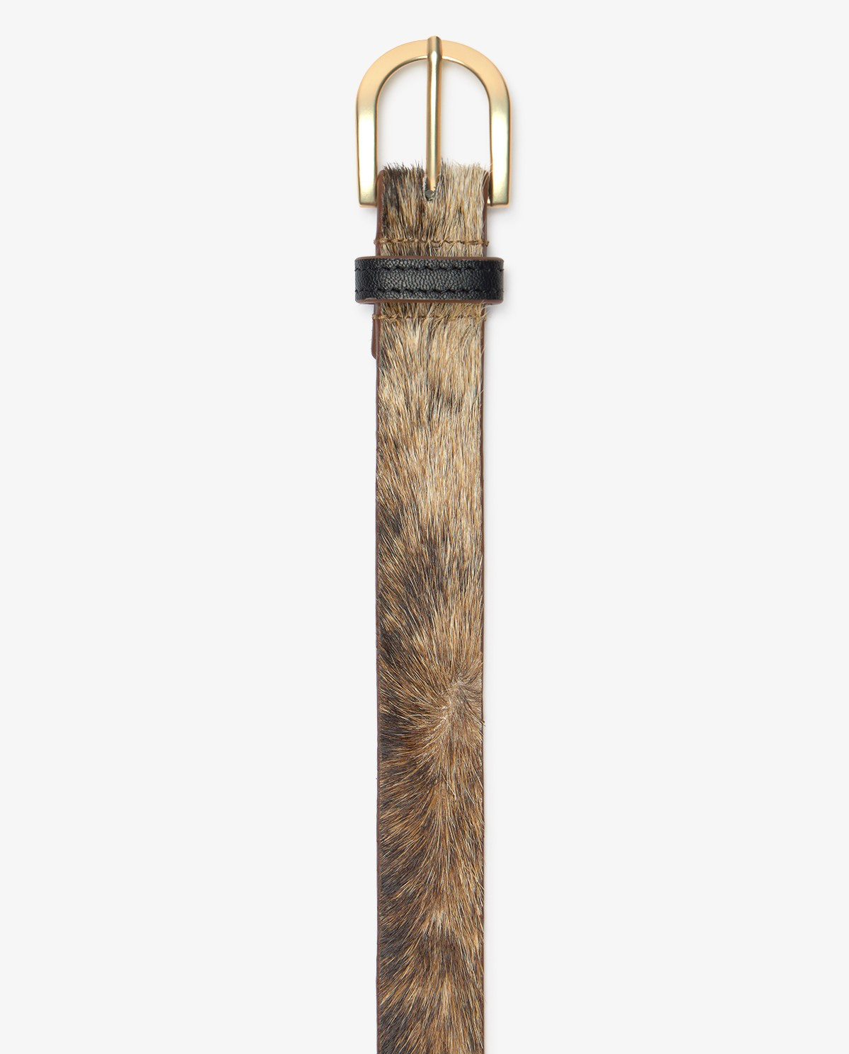 Hair calf leather belt | Yerse