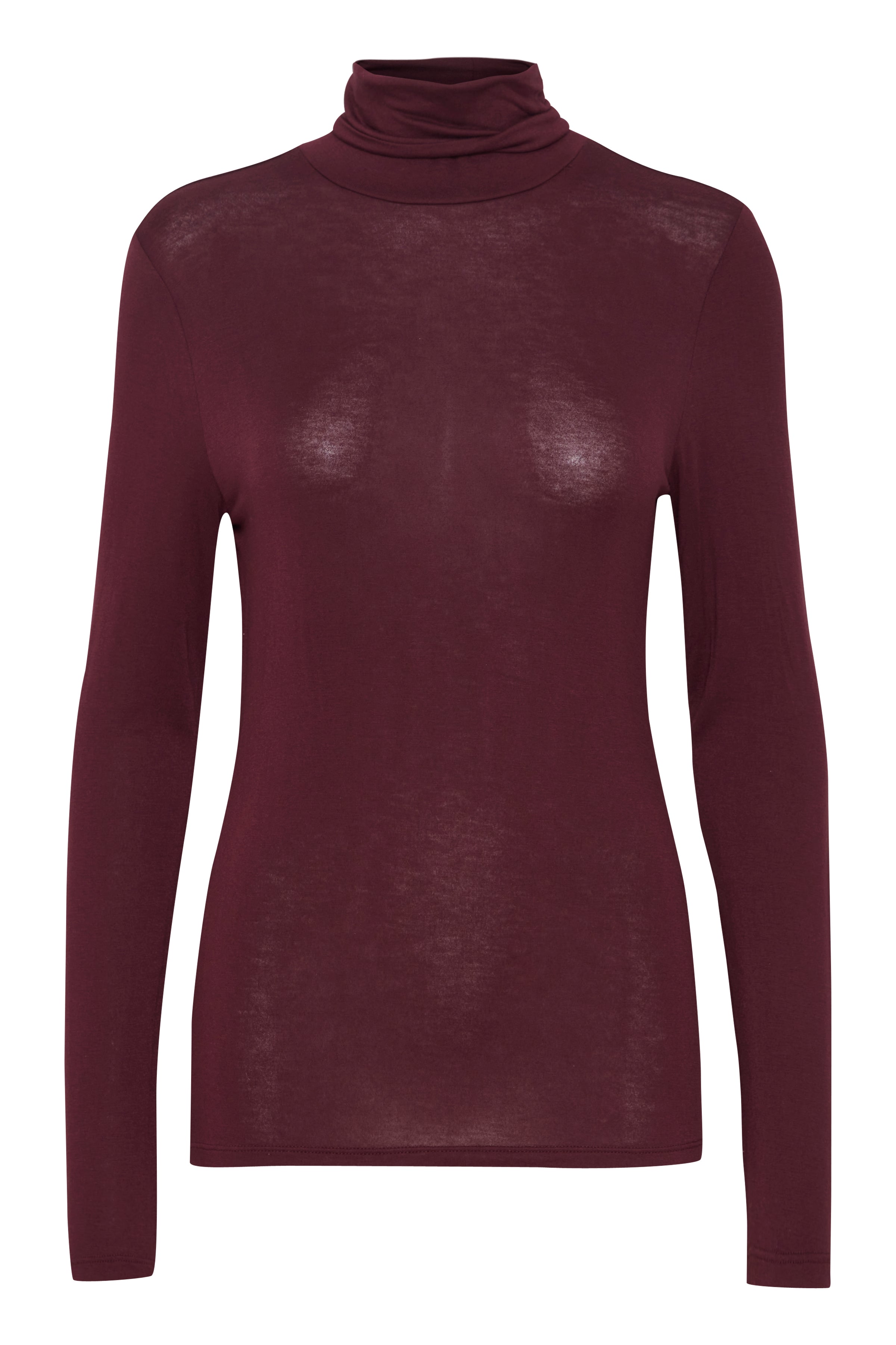 Ihphiluca burgundy long sleeve top | Ichi