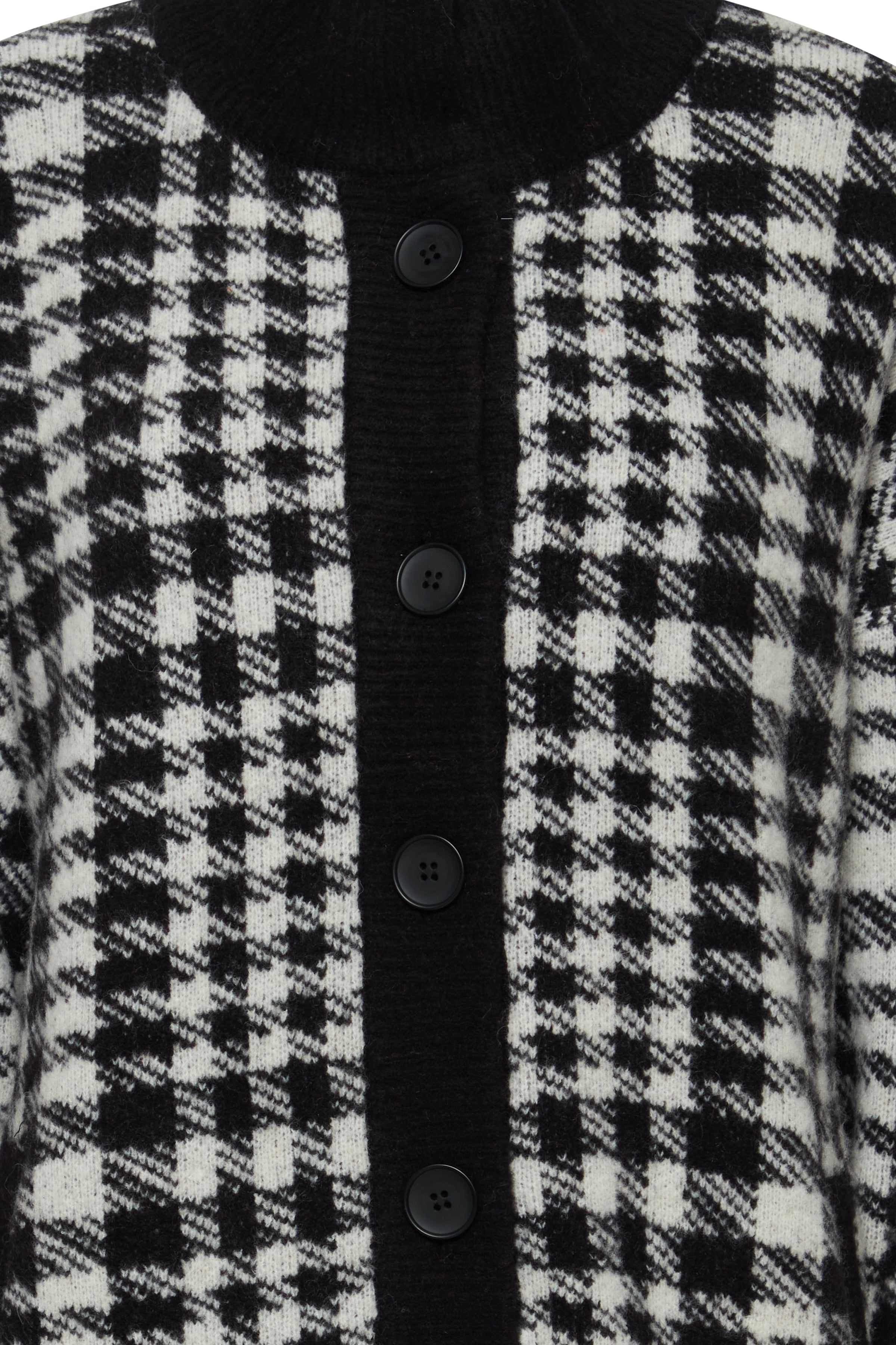 Ihazito black and white checkered coat | Ichi