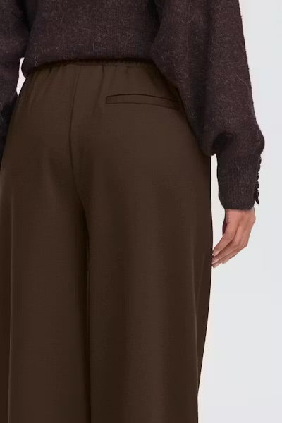 Kate Wide pants Choc Torte|Ichi