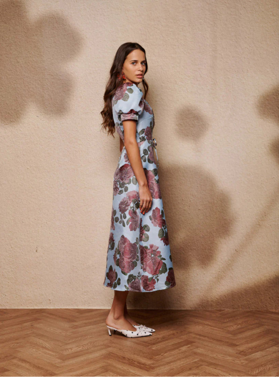 Glowstate Jacquard Wrap Dress | Sister Jane