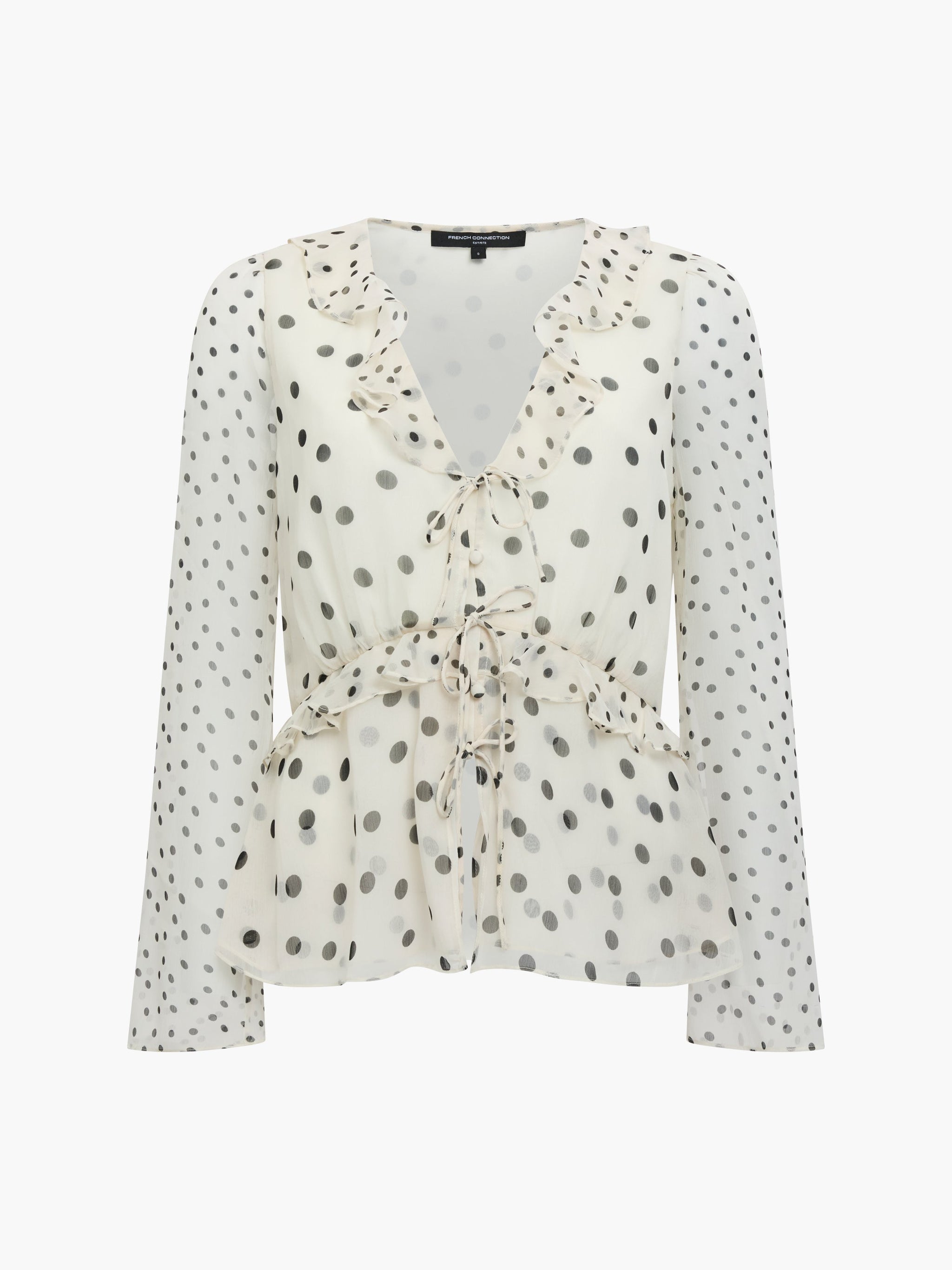Valeria Chiffon Top|French Connection