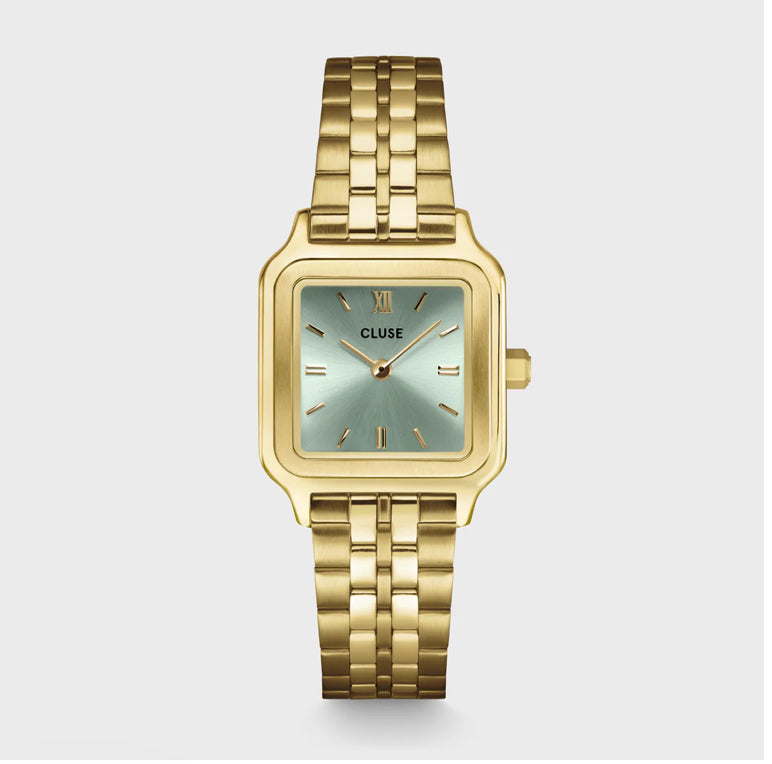 Gracieuse Petite Watch sage green & Gold | Cluse