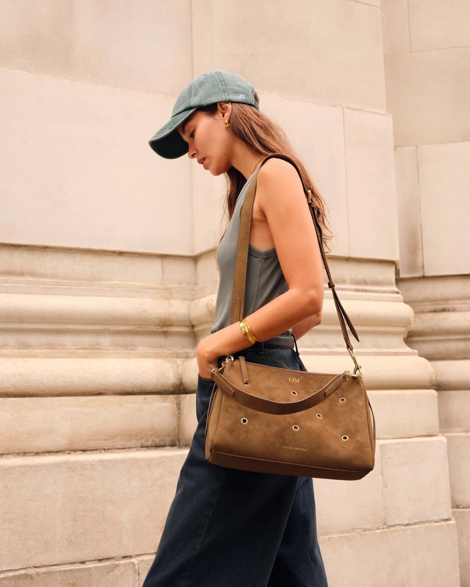 Alize Shoulder Bag Suede| Katie Loxton