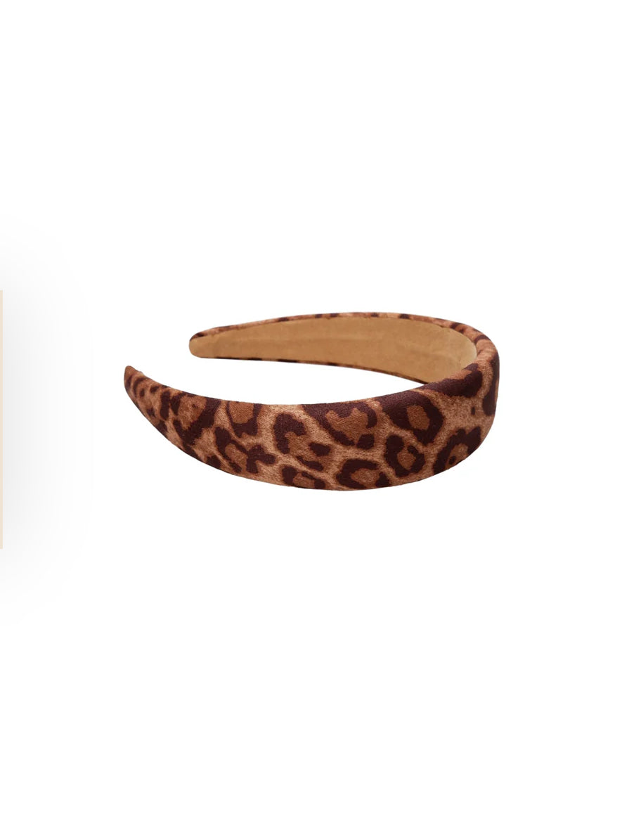 Zelinda Headband Leopard | Black Colour