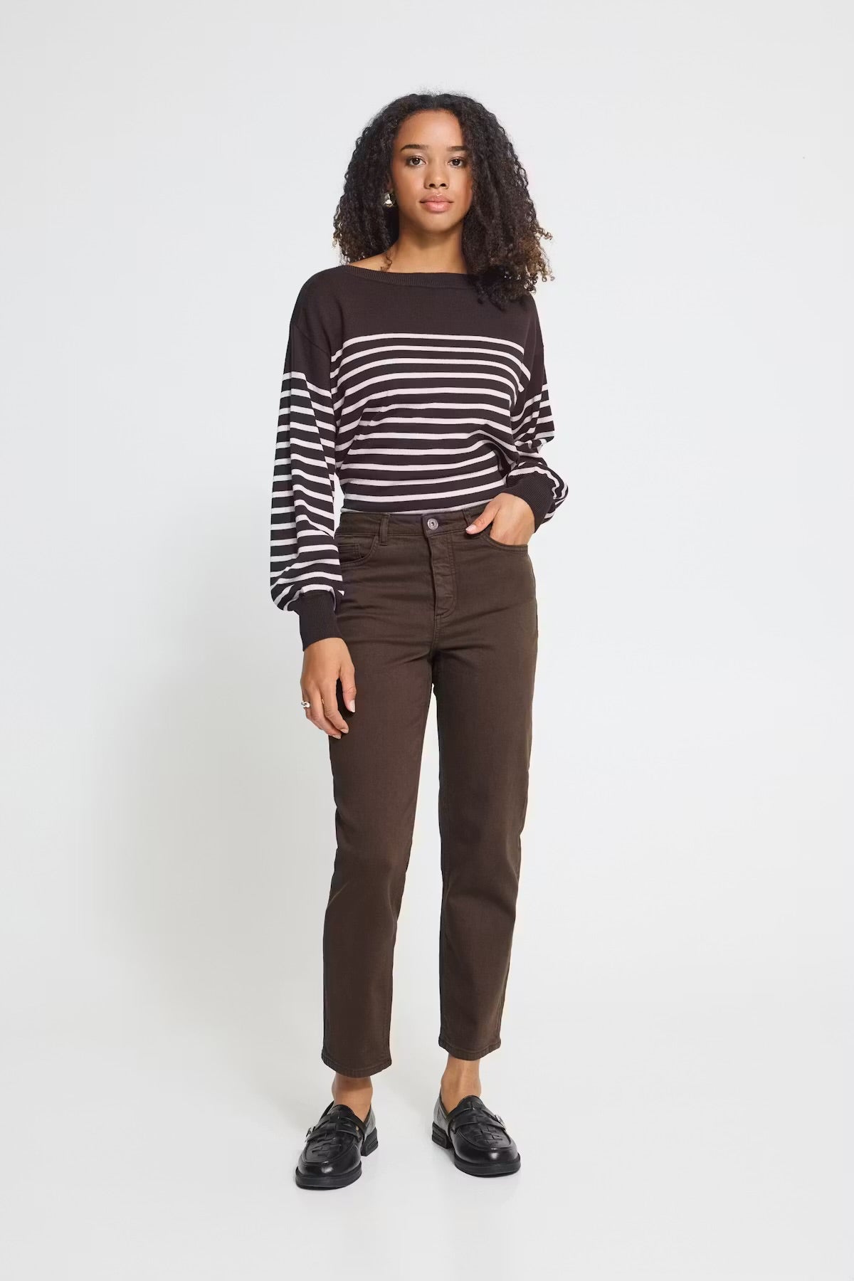Ziggy Raven Coffee bean Jeans |Ichi