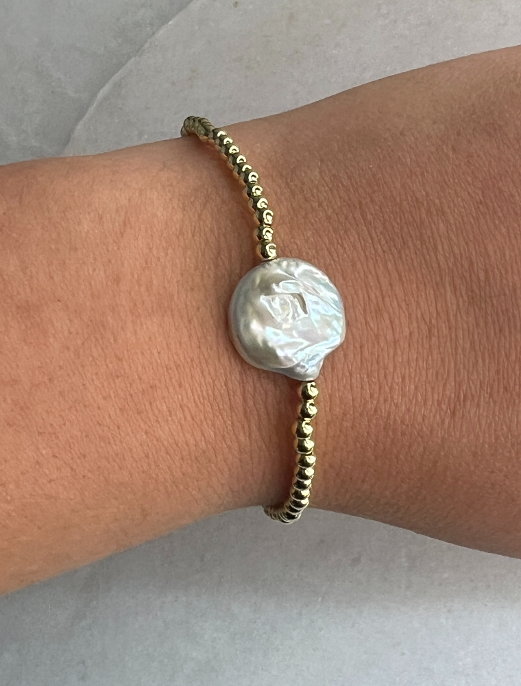 Ocean bracelet in gold - Olia
