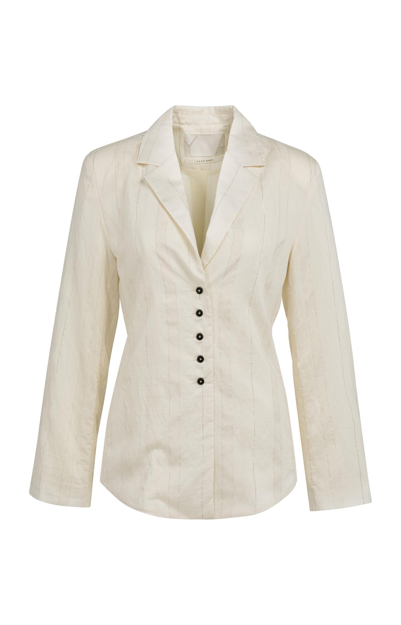 Woven Pinstripe Blazer| Yaya