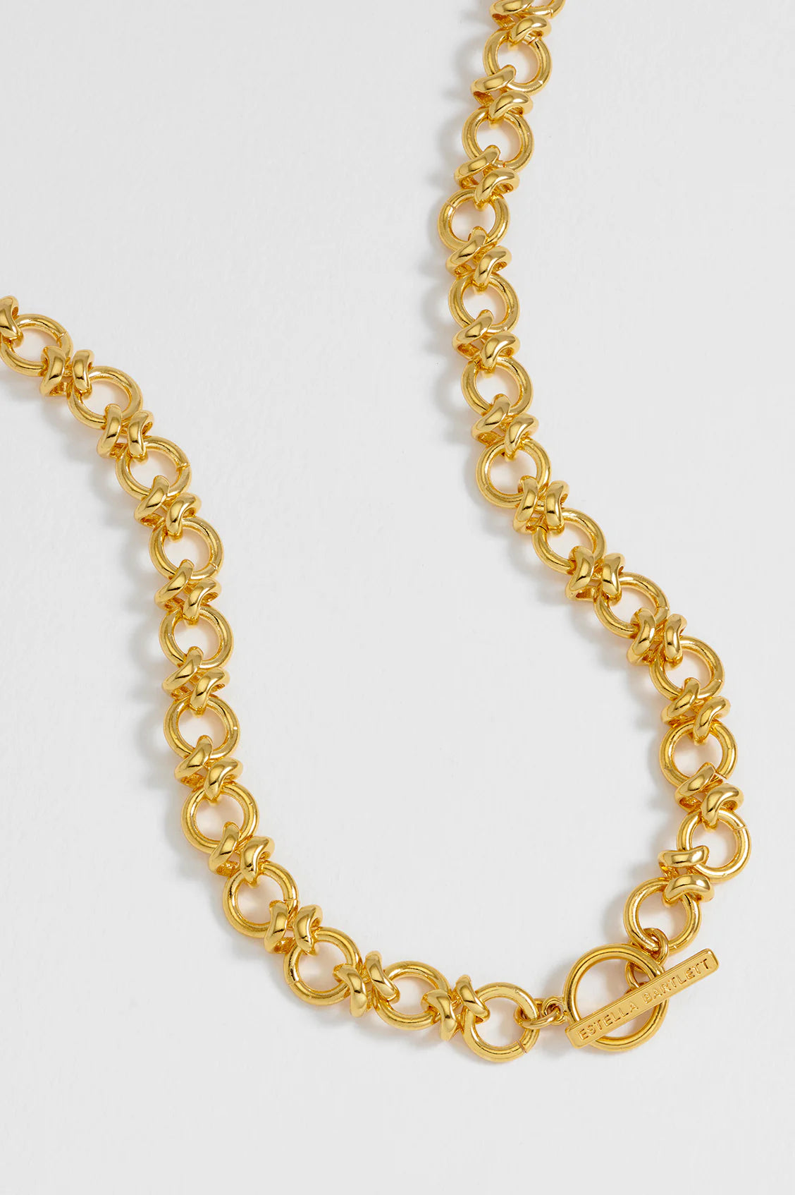 Knot round link necklace | Estella Bartlett