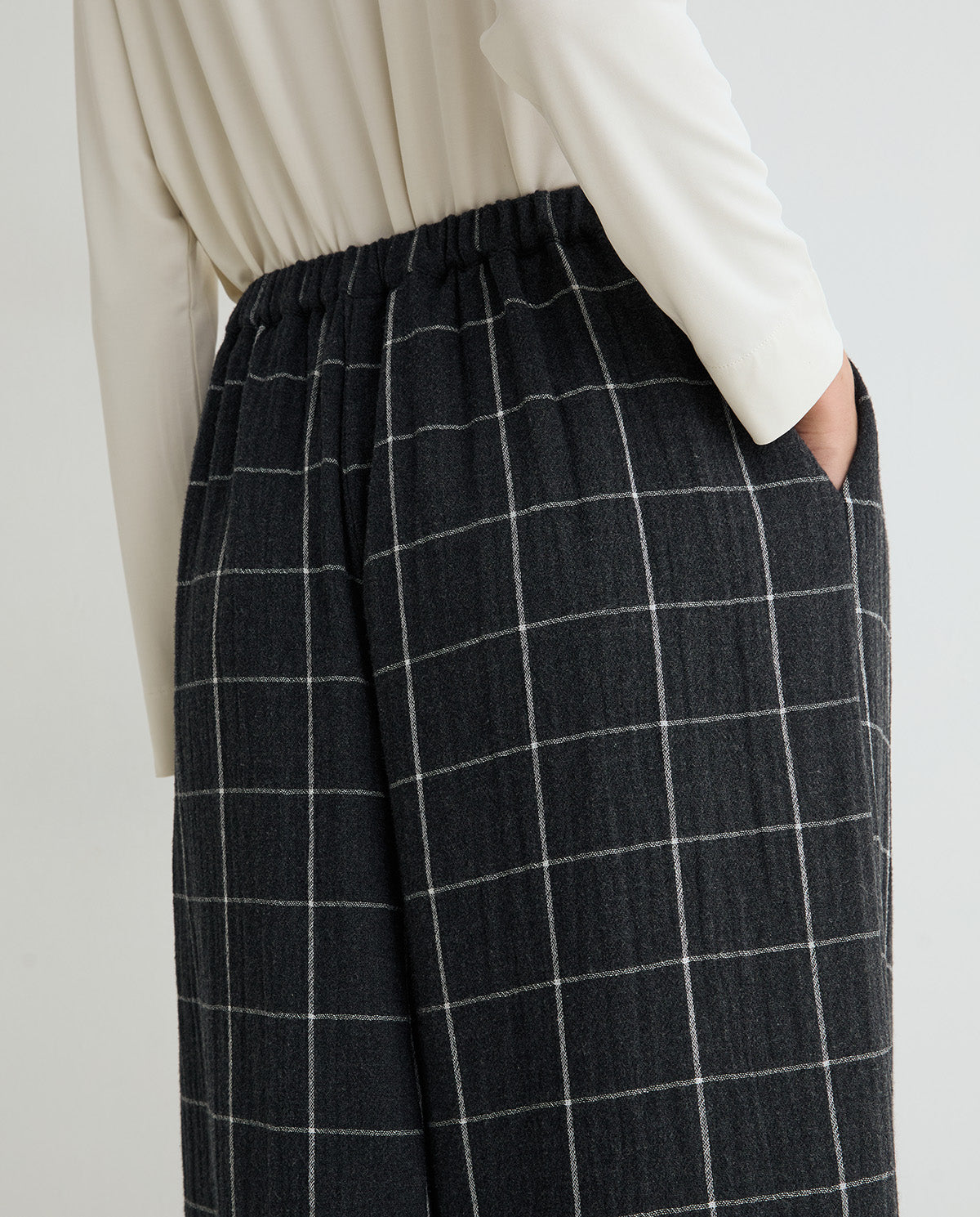 Checked Harem trousers|Yerse