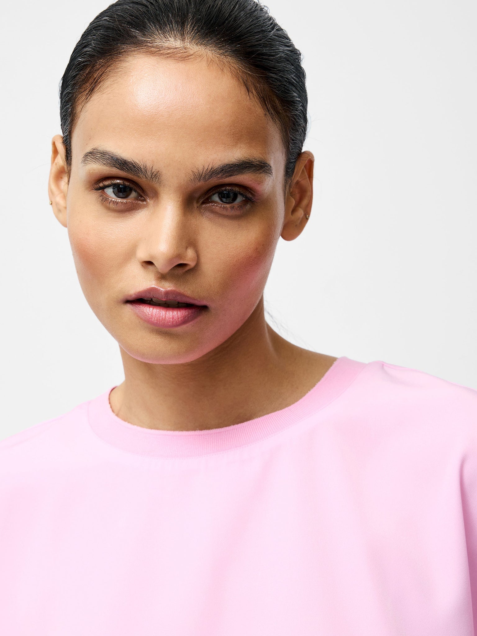 Capriana crepe pink top | French Connection