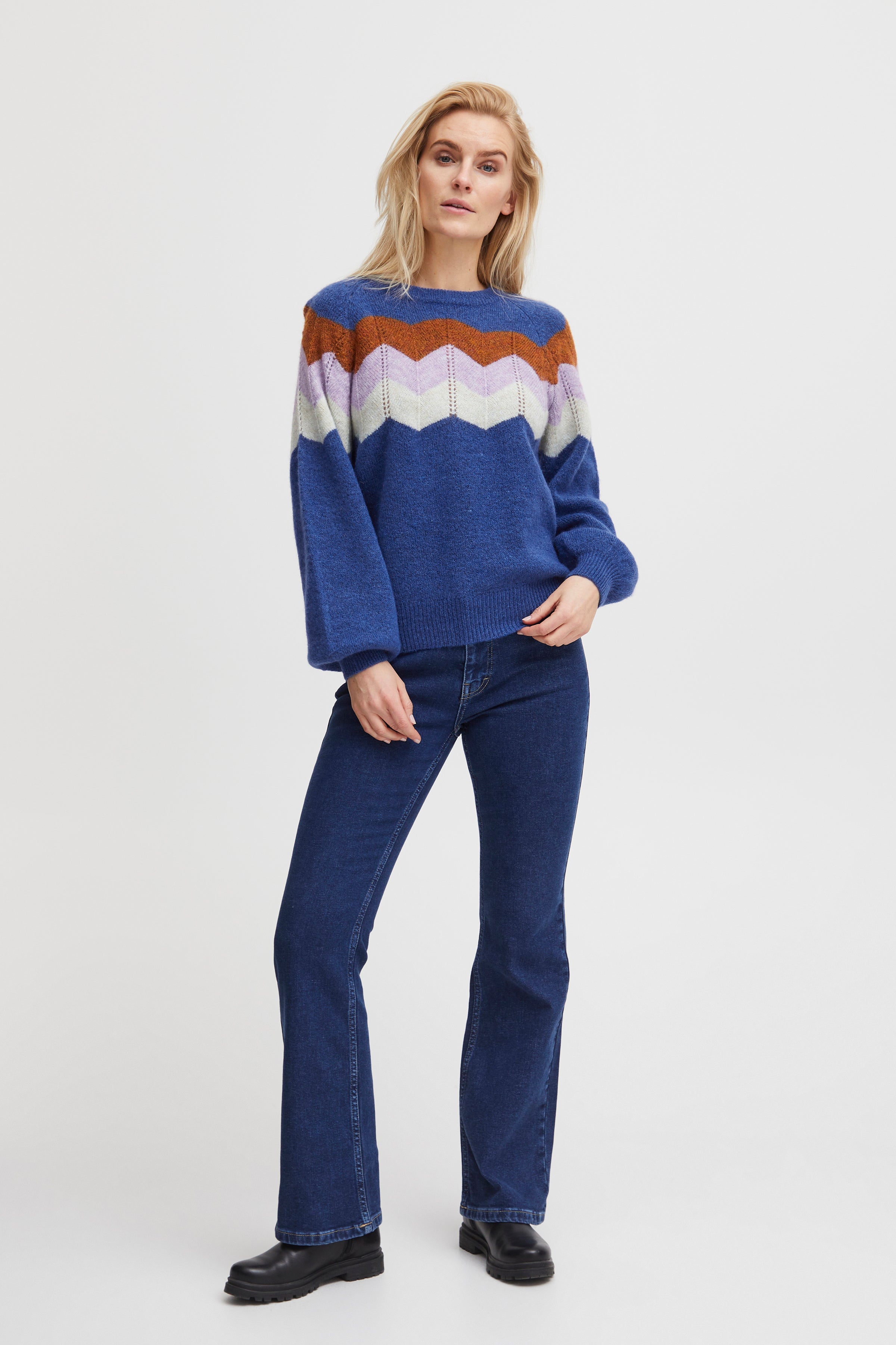 Mimi blue knit | Pulz