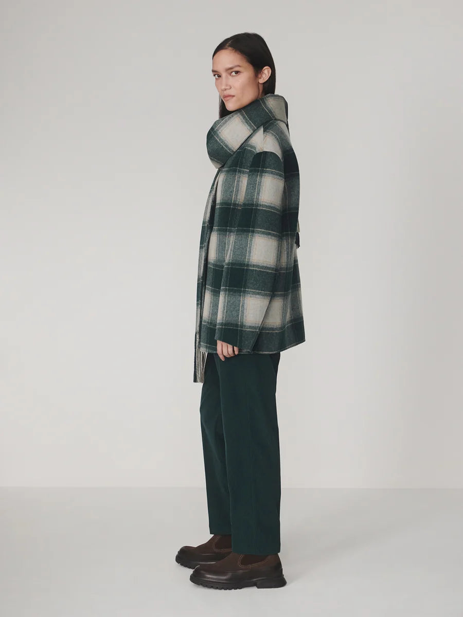 Alderton Check Scarf Coat | Varley