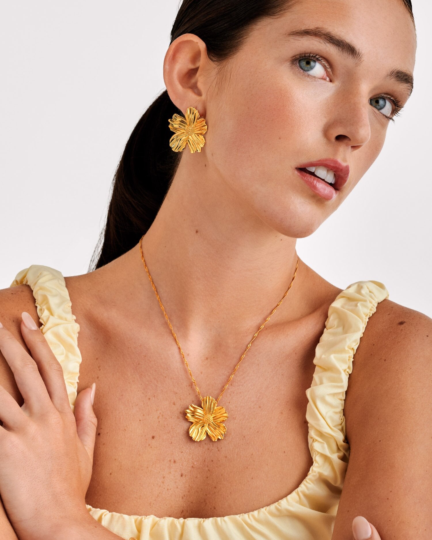 Floramour Waterproof Gold Necklace | Katie Loxton