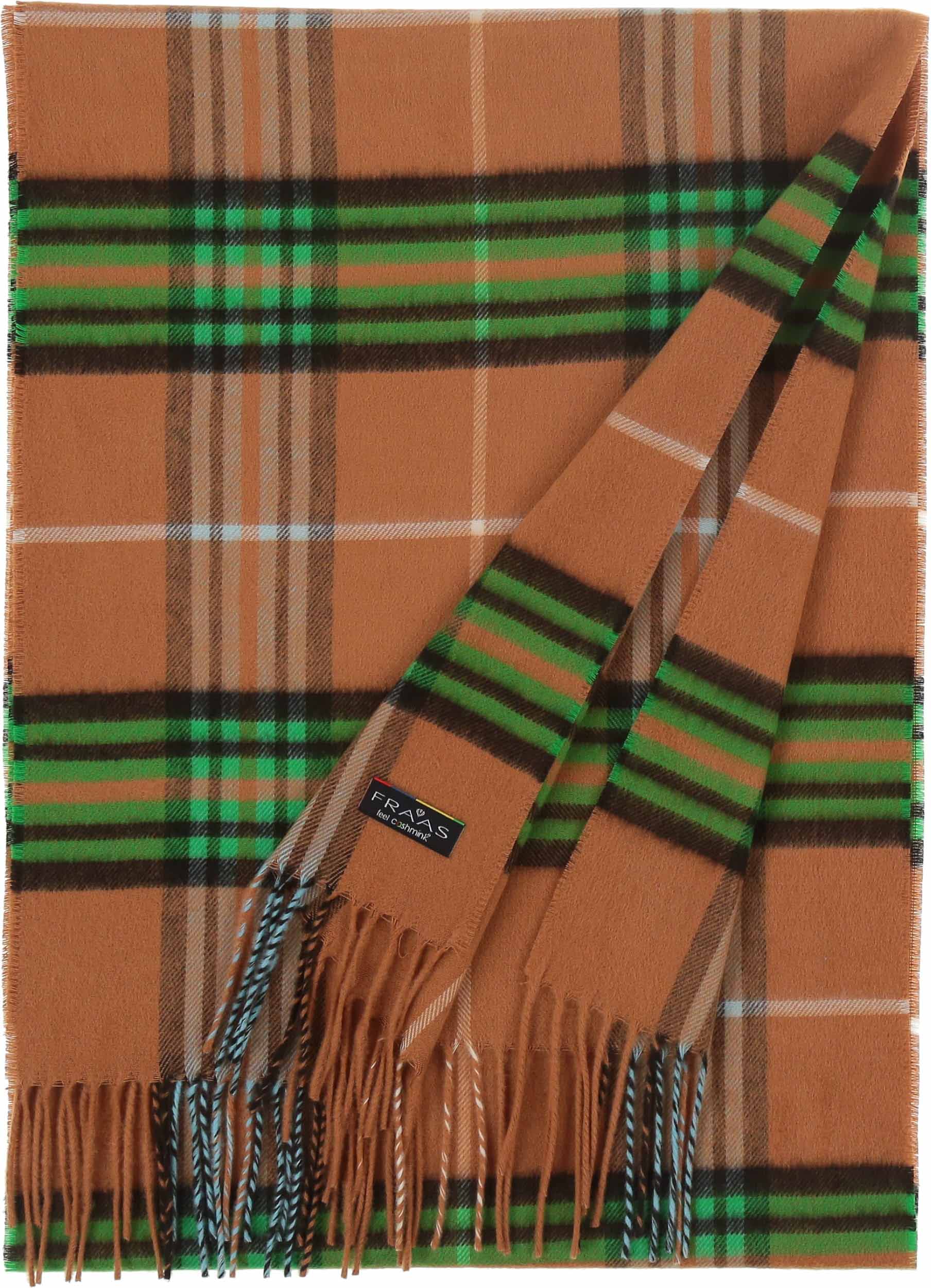 Scarf 625391 Camel Green | Fraas