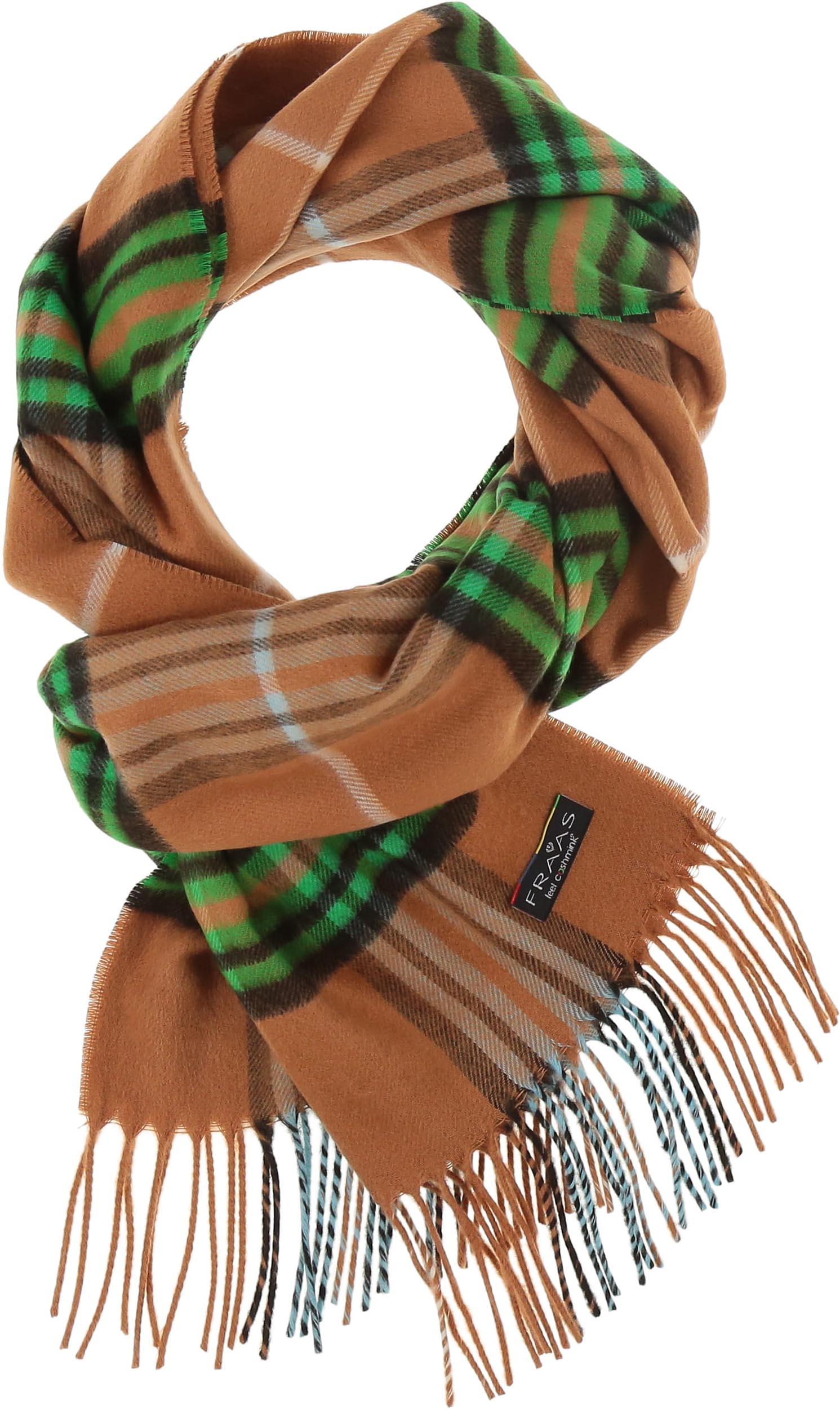 Scarf 625391 Camel Green | Fraas