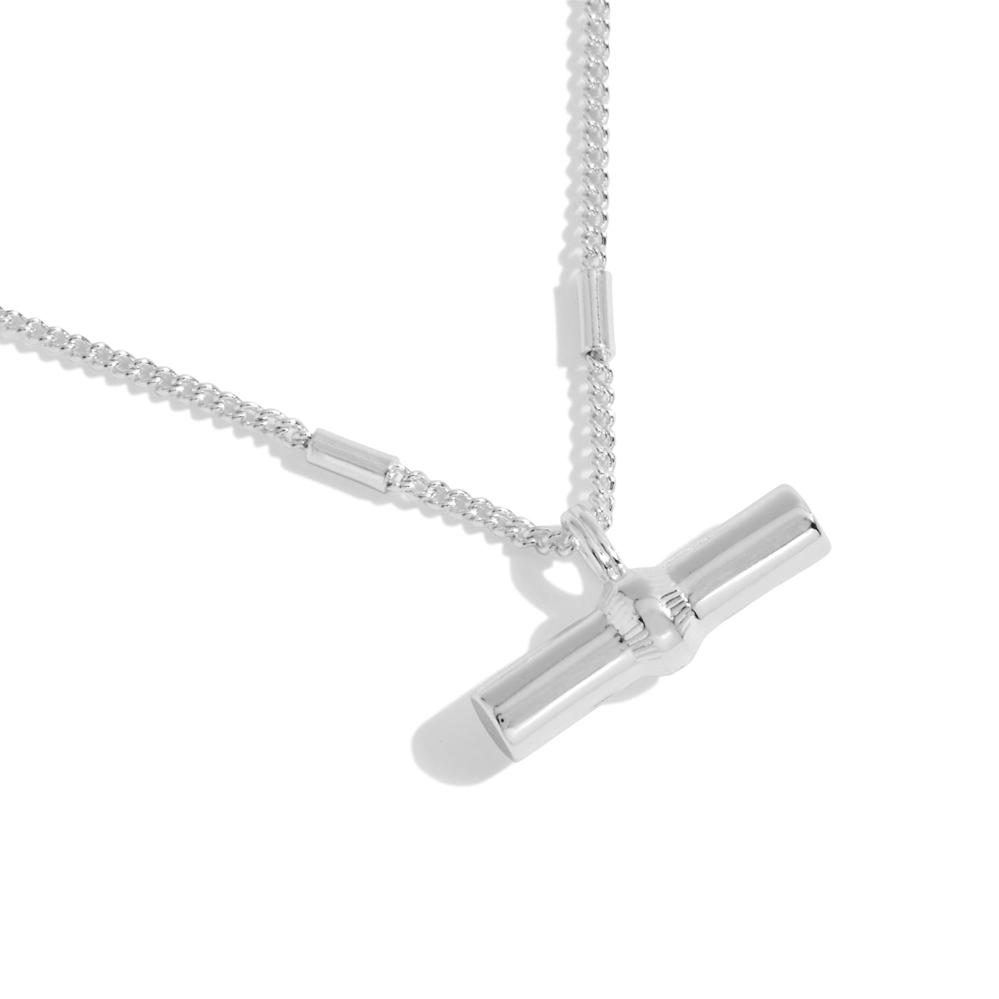 Aura silver bar necklace | Joma