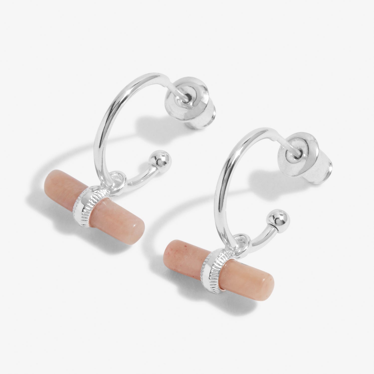 Aura rhodochrosite bar earrings | Joma