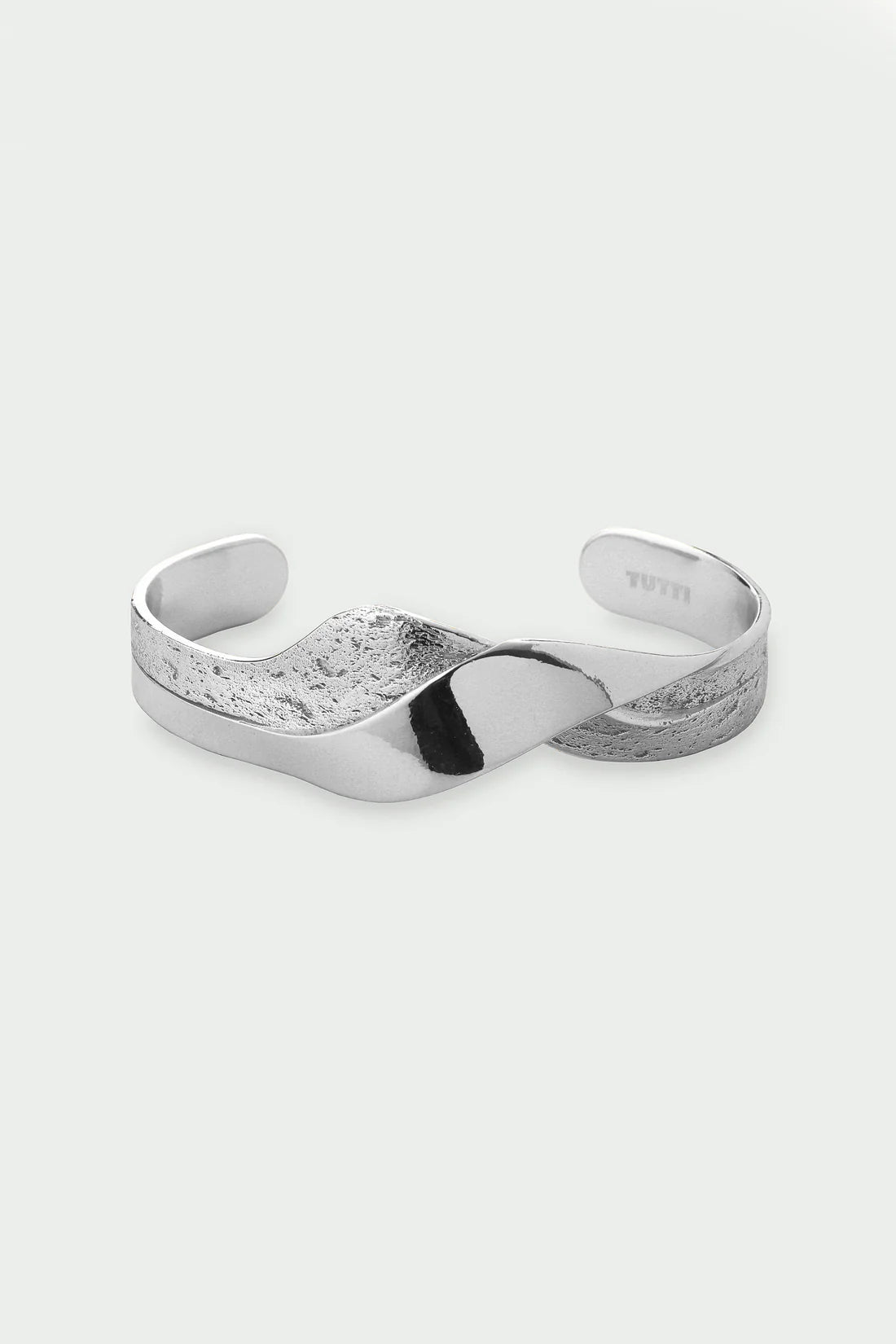 Wave bangle silver | Tutti & Co