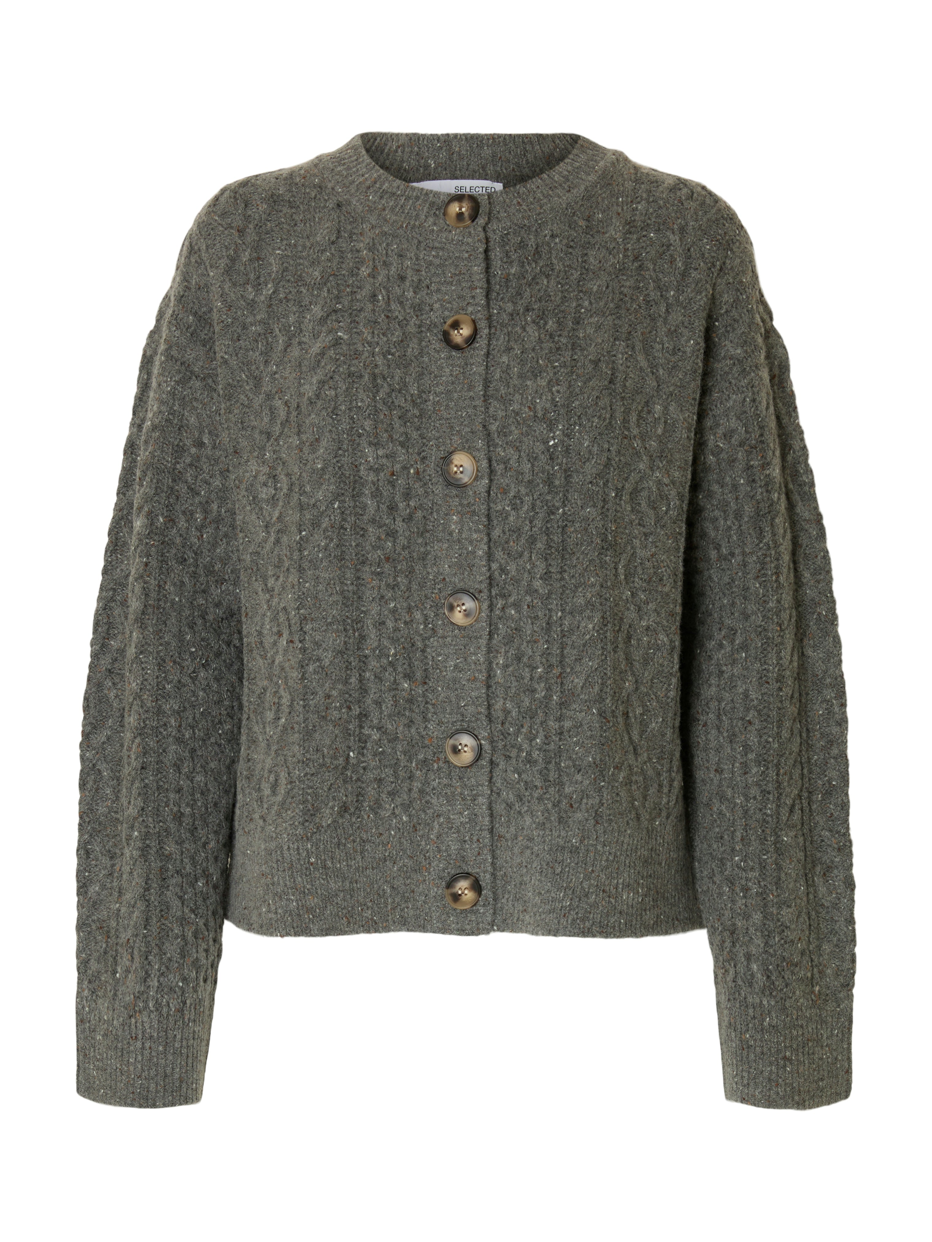 Nelly grey knit Cardigan | Selected Femme