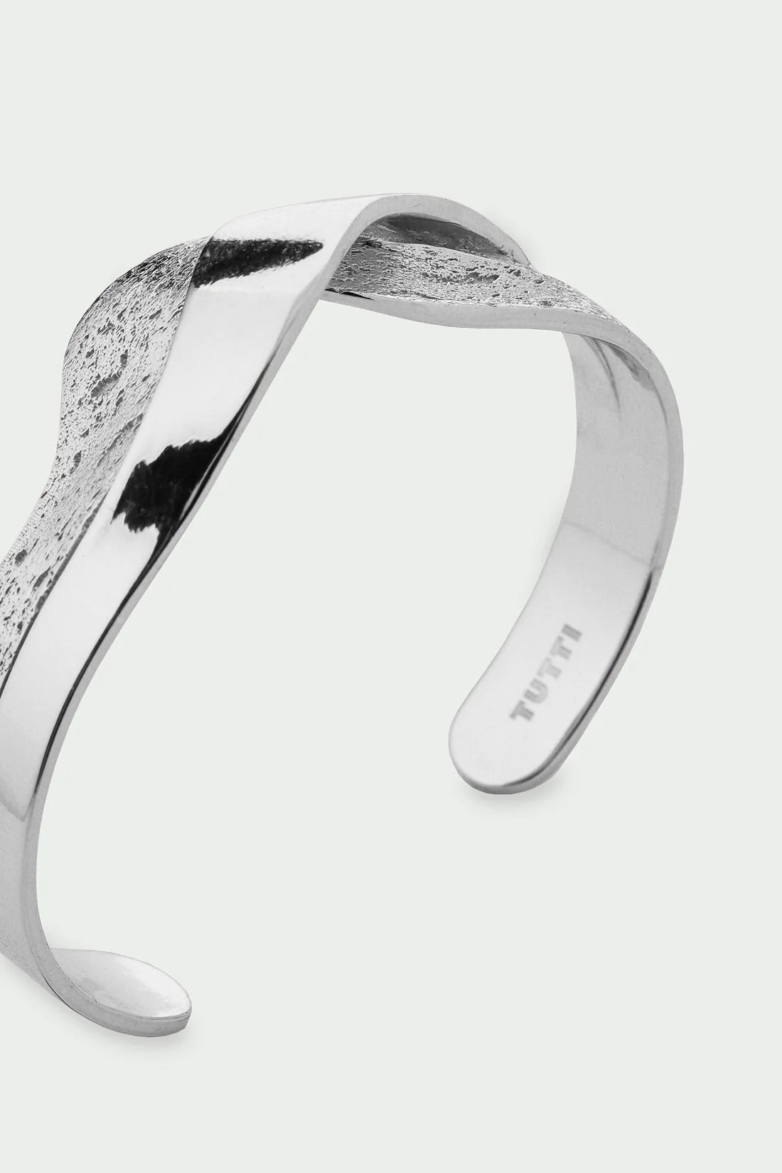 Wave bangle silver | Tutti & Co