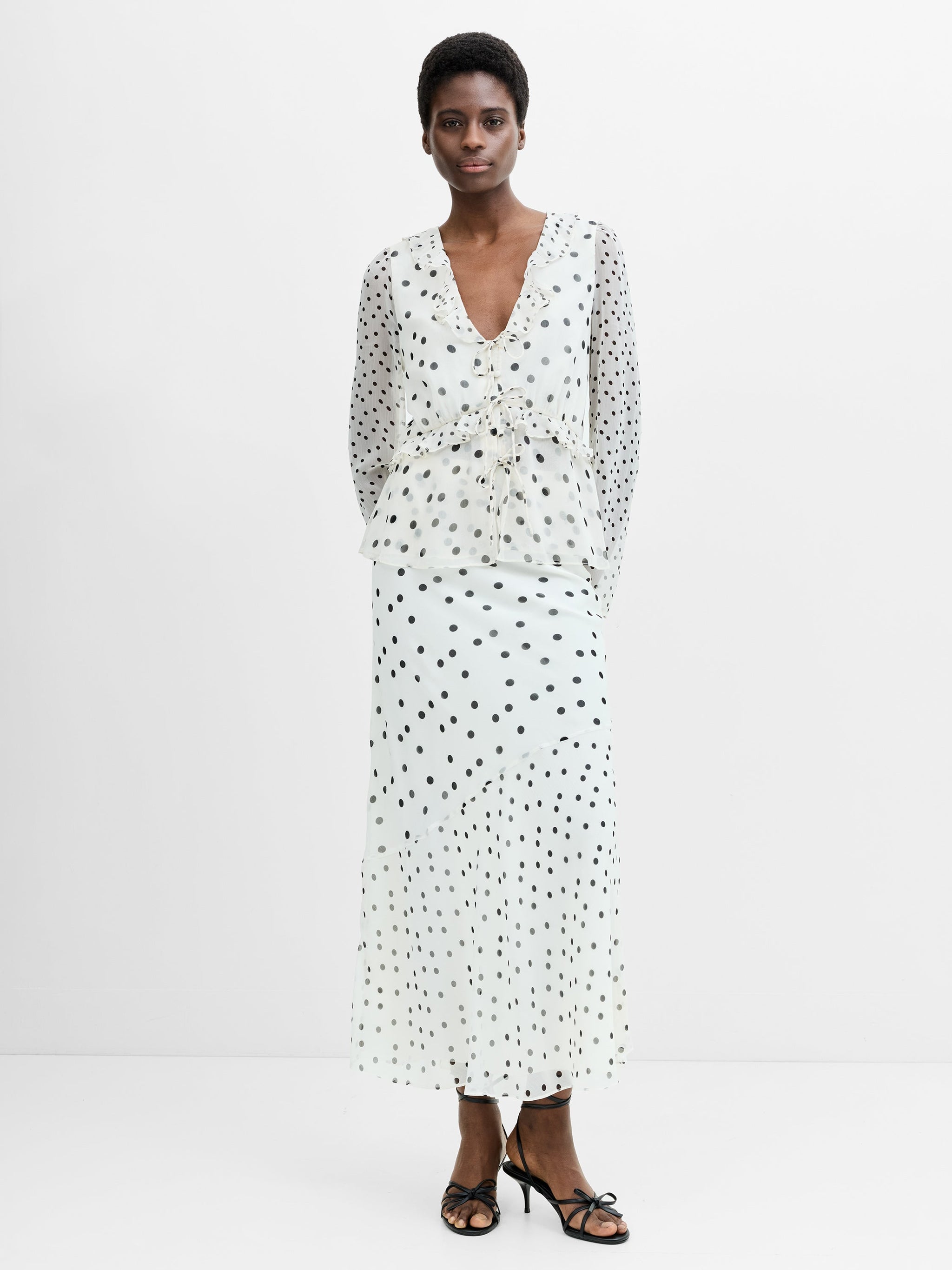 Valeria Chiffon Top|French Connection