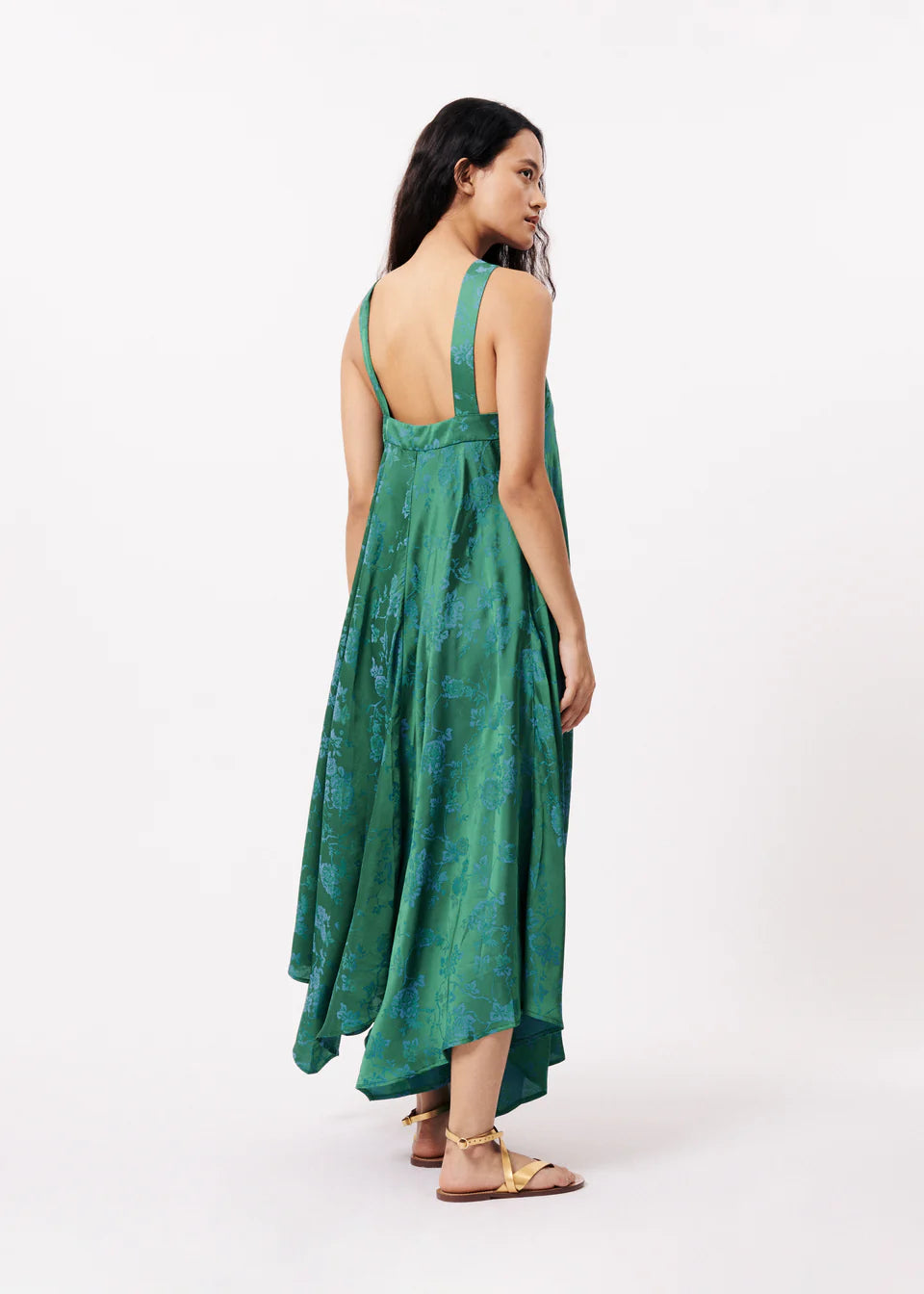 Angelique Green Dress | Frnch