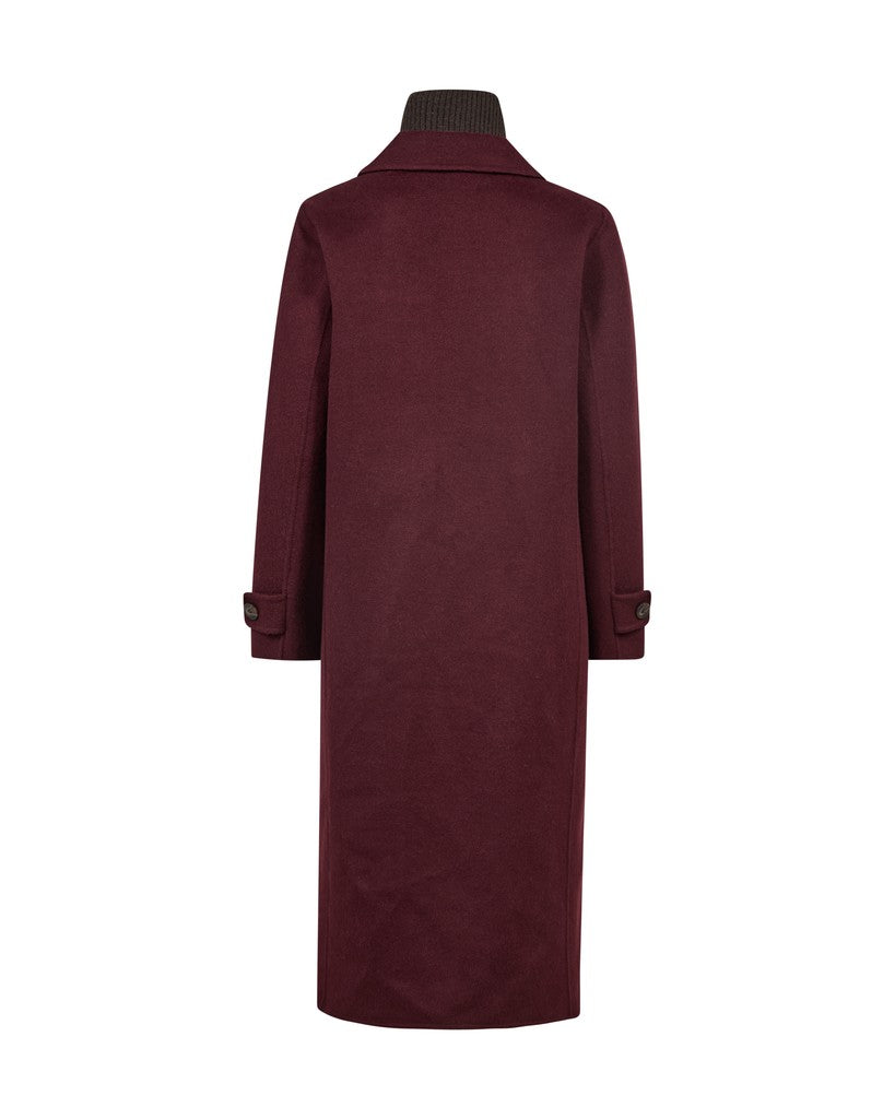 Alva Loisa Mock Neck Coat | Mos Mosh