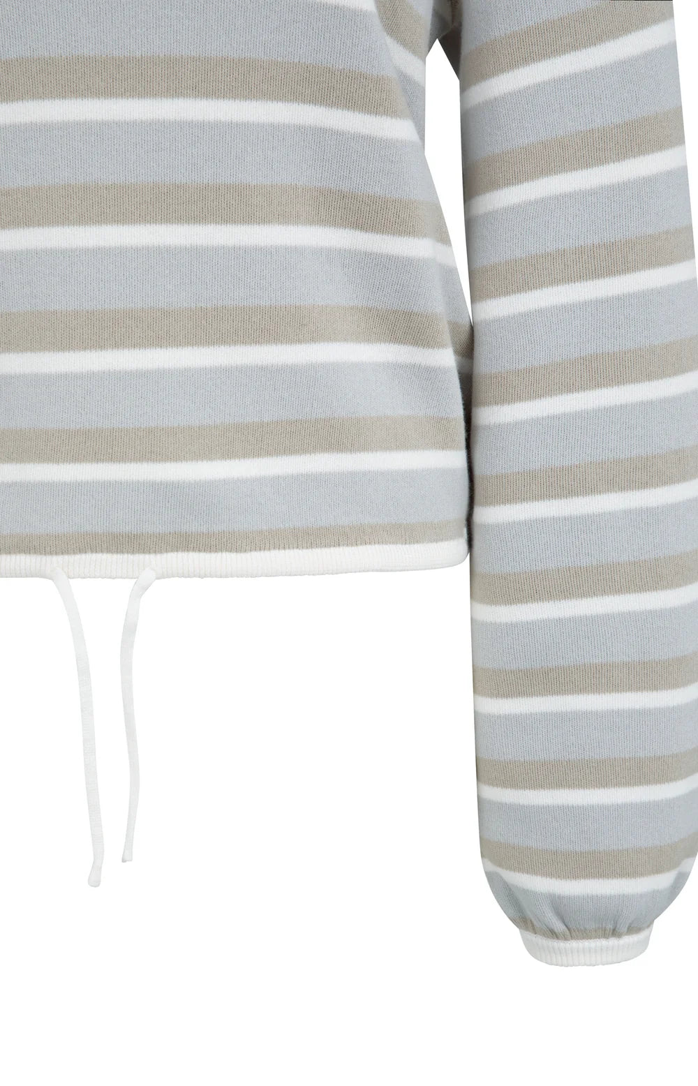 Vapor blue drawstring sweater|Yaya