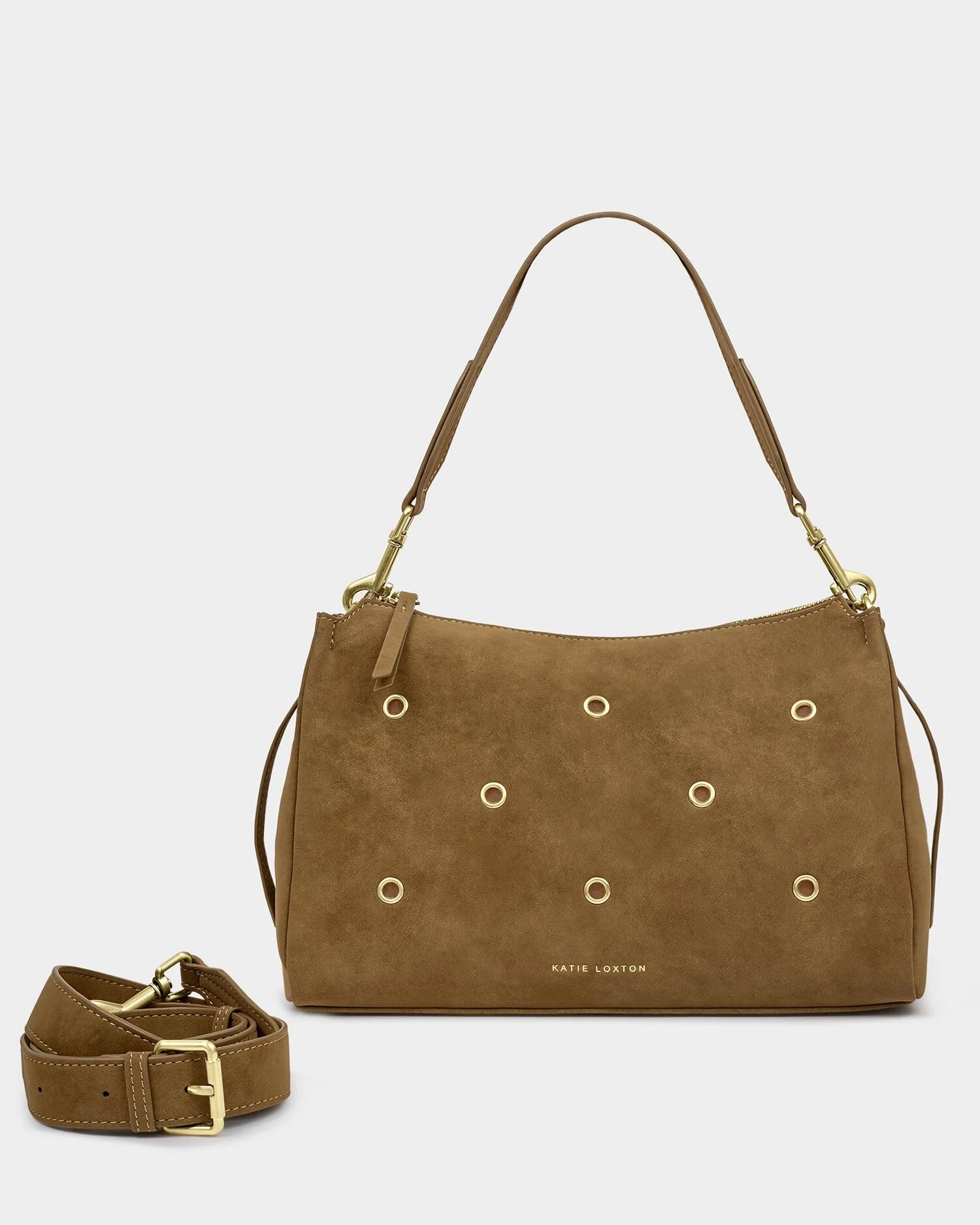 Alize Shoulder Bag Suede| Katie Loxton