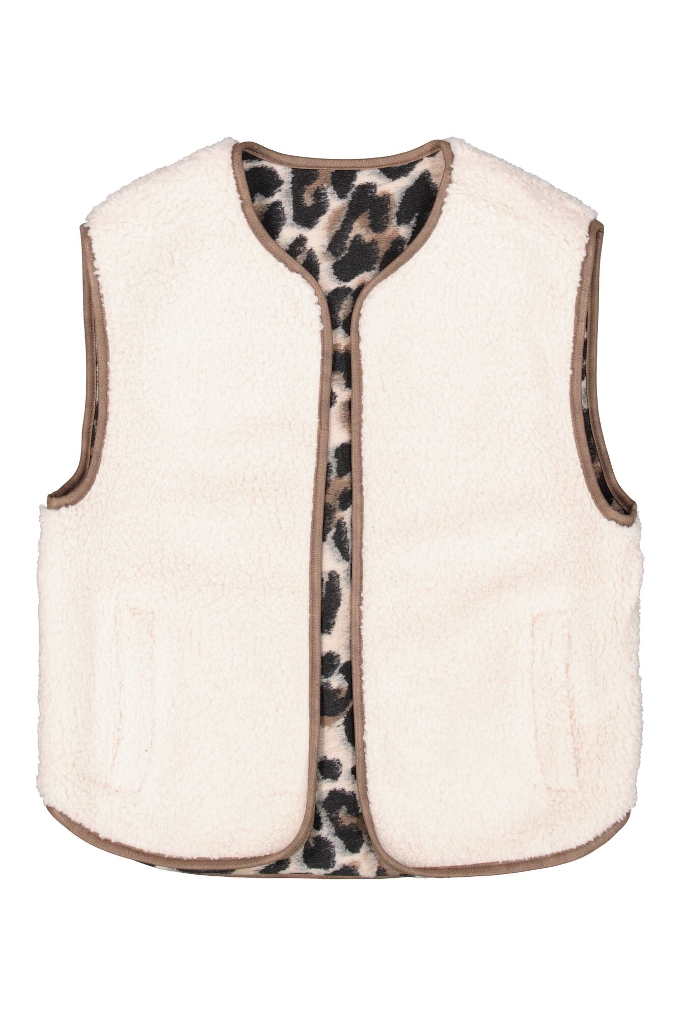 Soft Teddy reversible gilet | Garcia