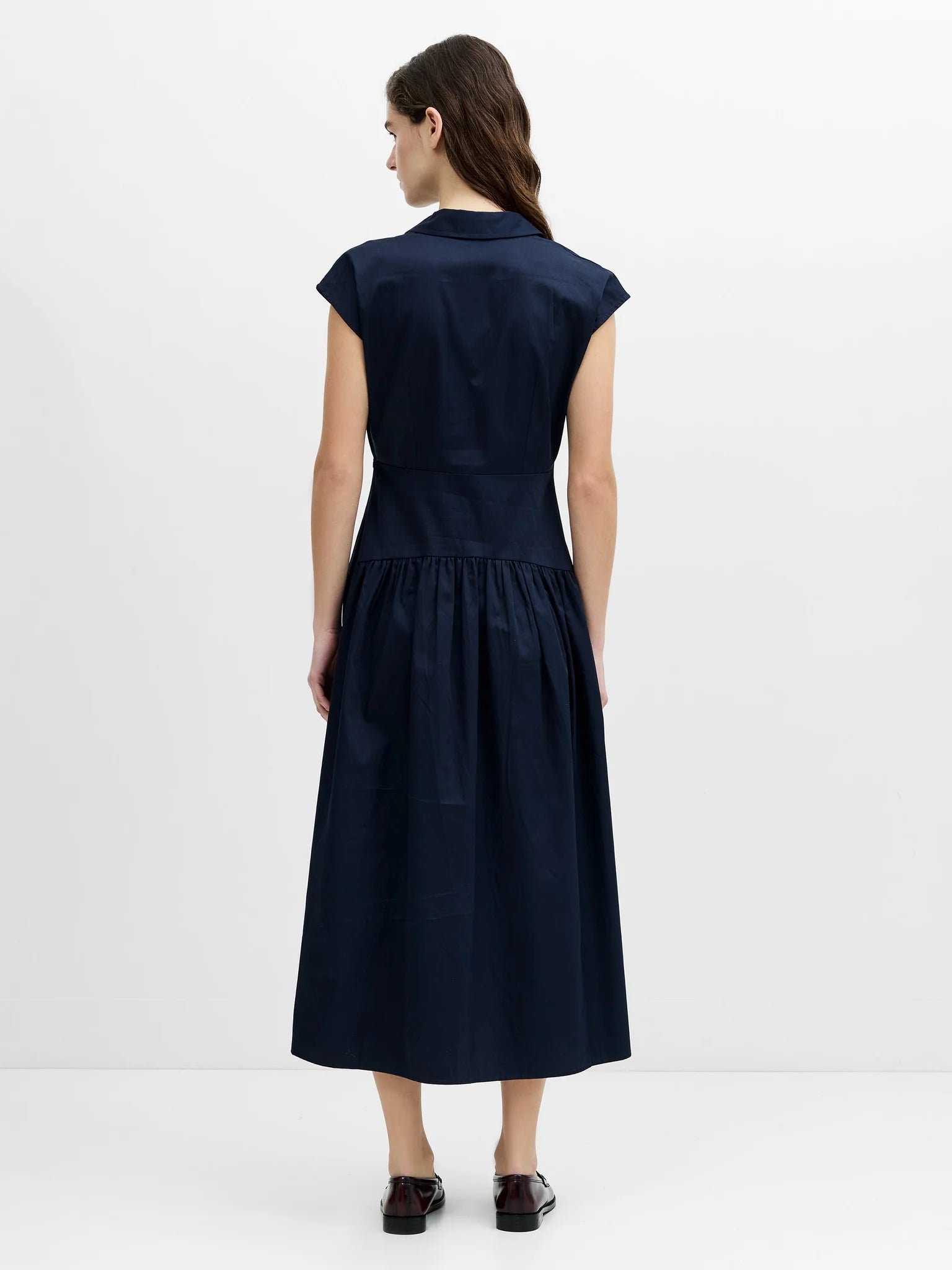 Alexis Poplin Midi Dress|French Connection