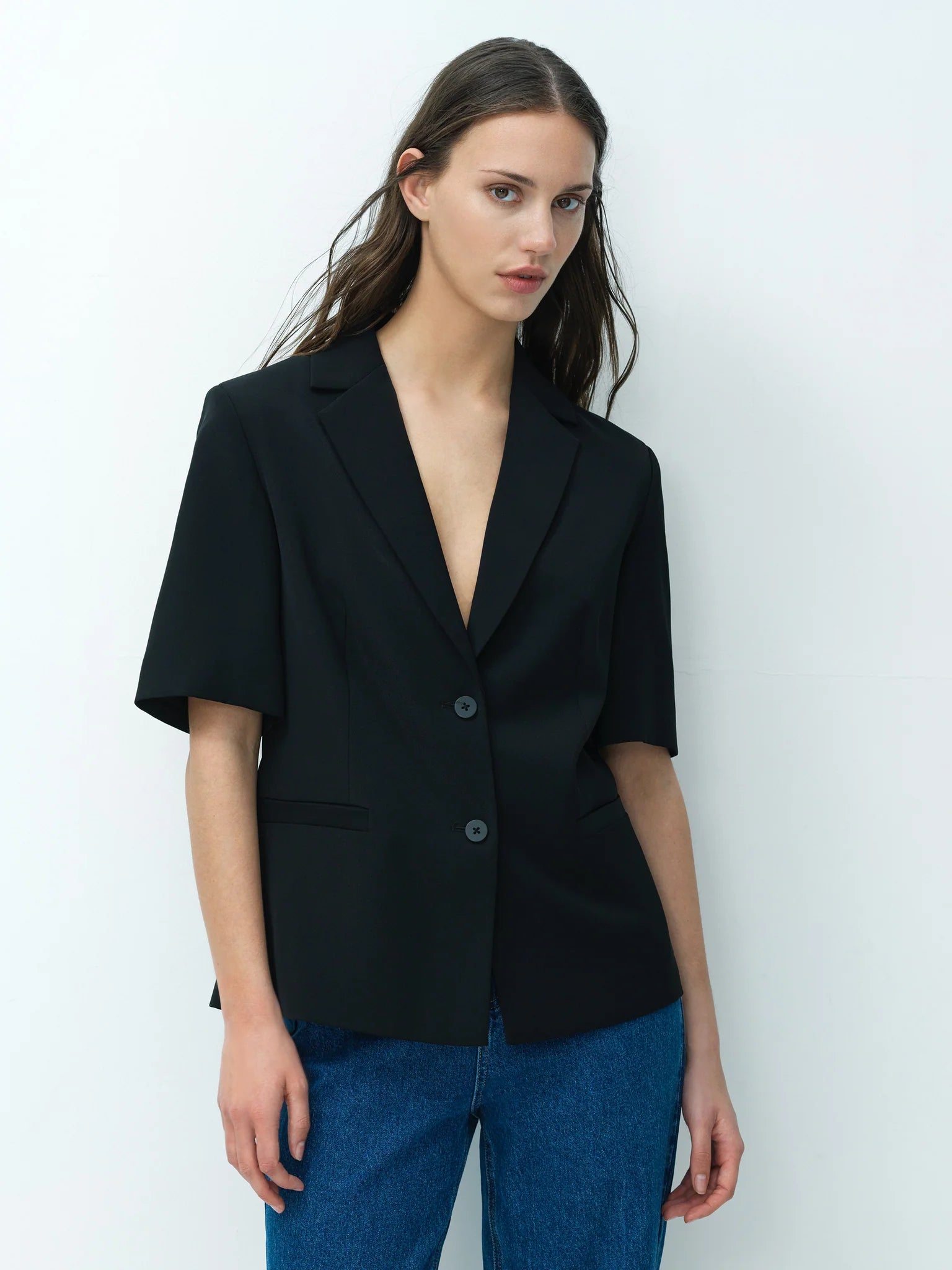 Vinnie short sleeve blazer |French connection