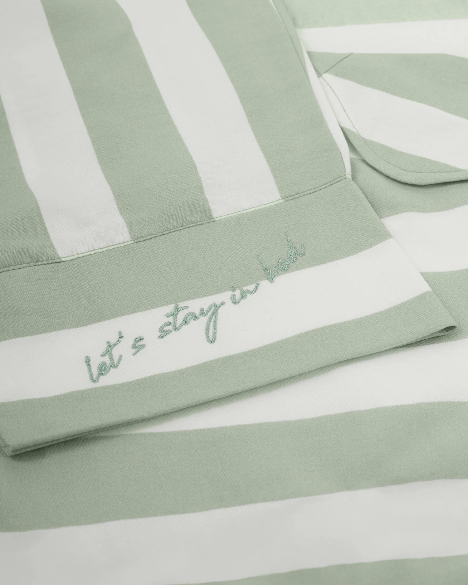 Gift Boxed Pyjama Set Green & White | Katie Loxton