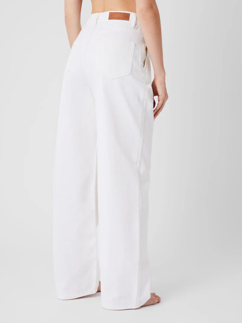 ECRU FINLEY DENIM WIDE LEG |French Connection