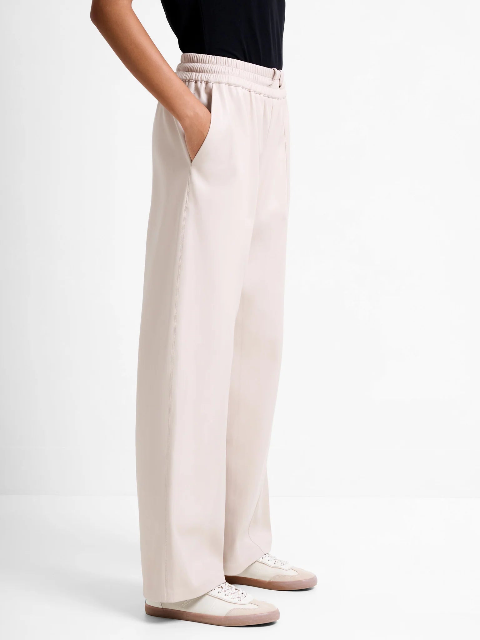 Tasher PU Wide Leg Trousers | French Connection