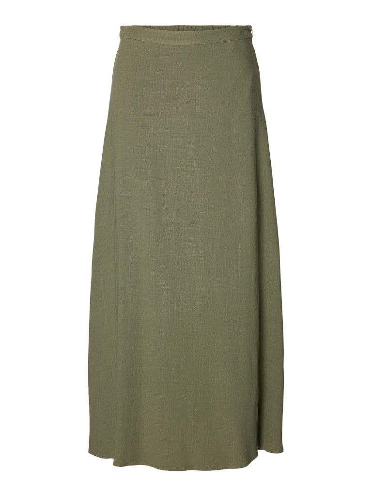 Viva Ankle Linen-blend skirt|Selected Femme