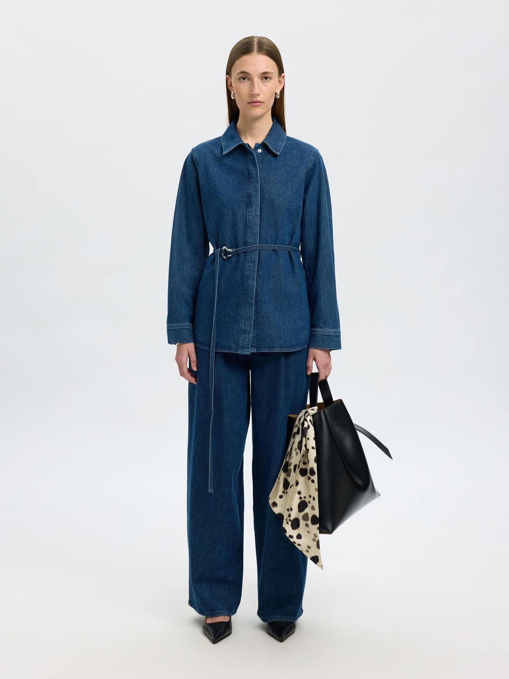 Relaxed Fit Denim Shirt | Selected Femme