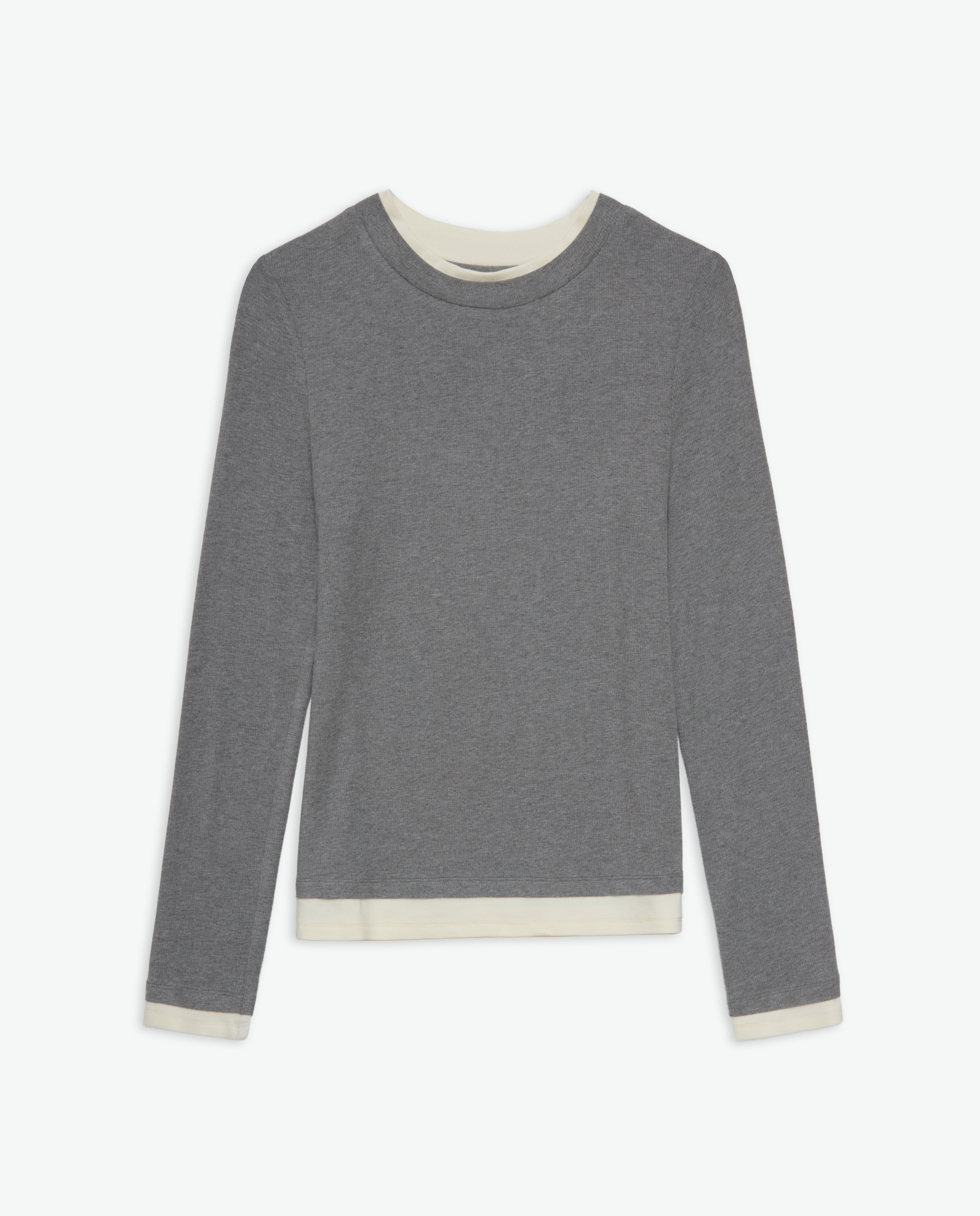 Contrast double Tshirt | YESRSE