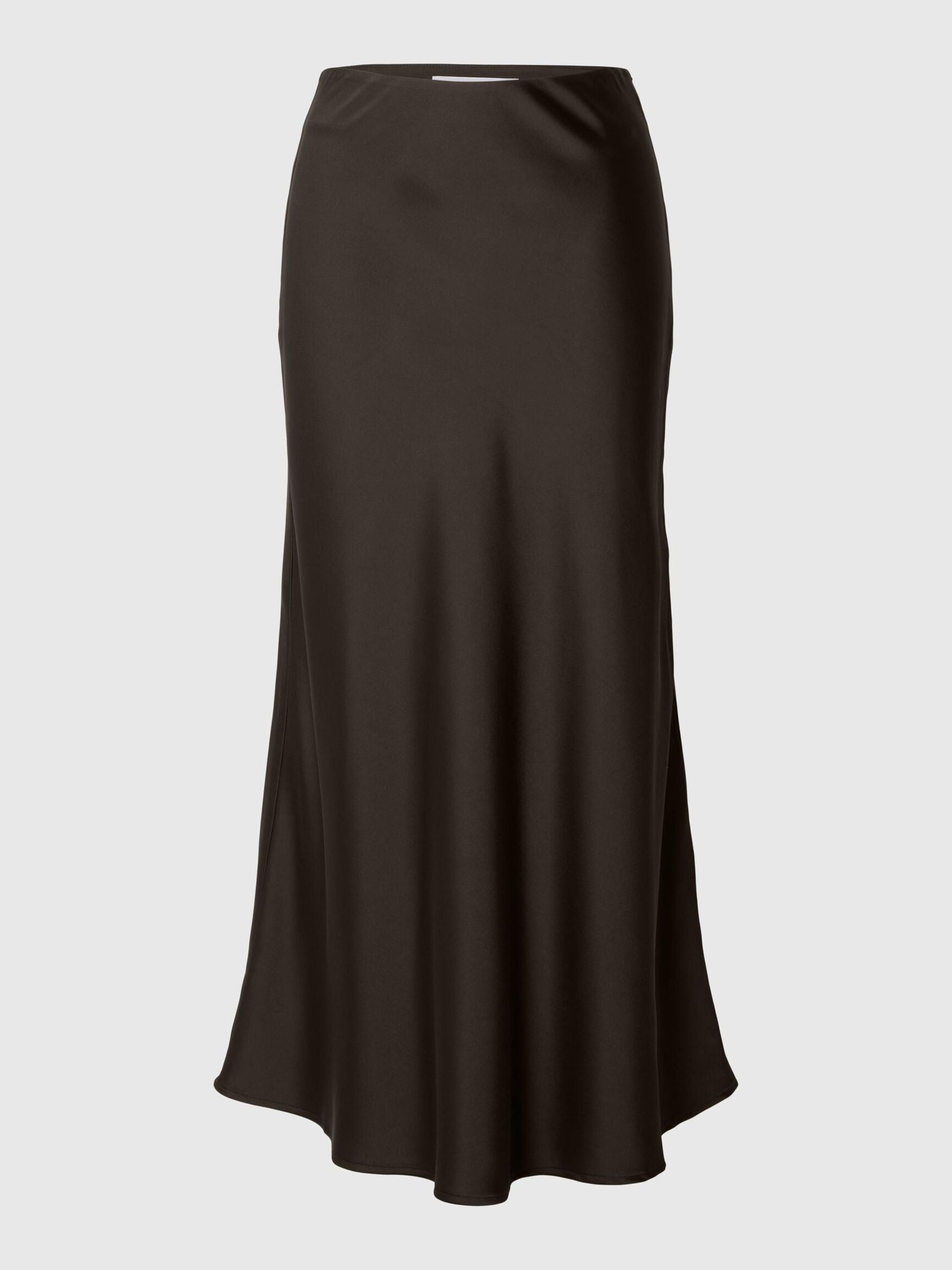 Satin midi Skirt Delicioso | Selected Femme