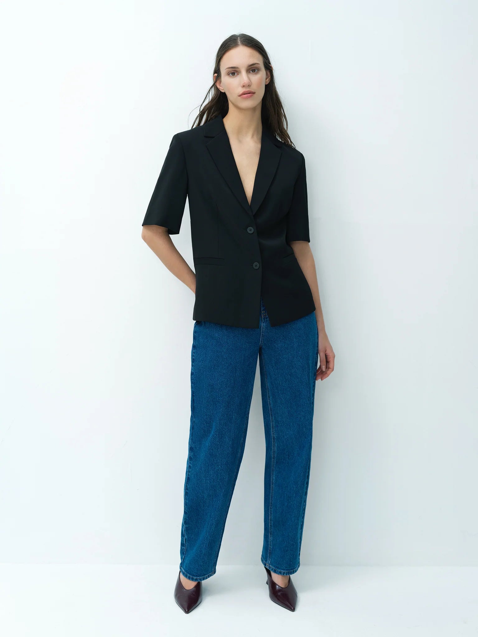 Vinnie short sleeve blazer |French connection