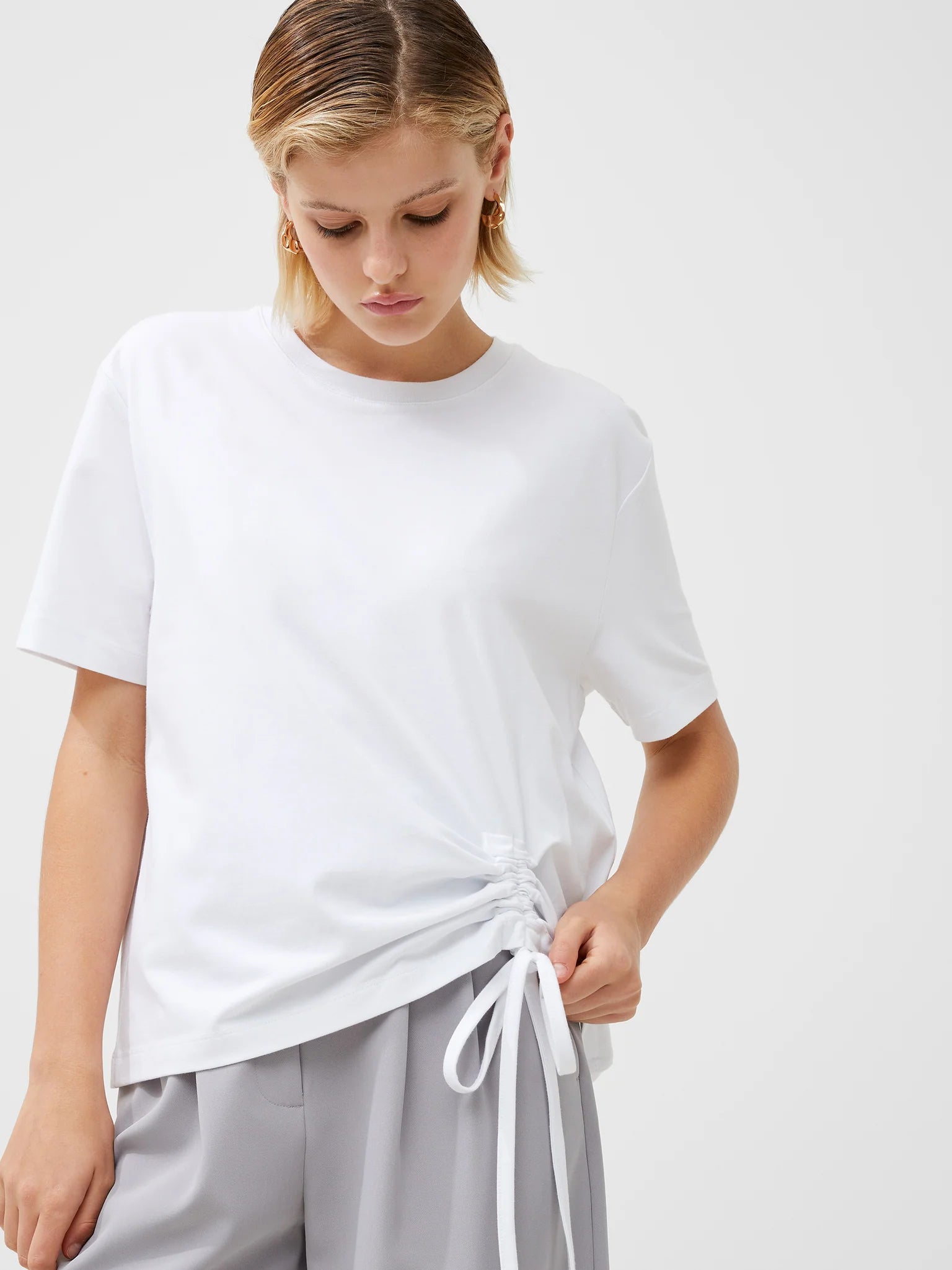 Rallie Rouched Tshirt | French connection