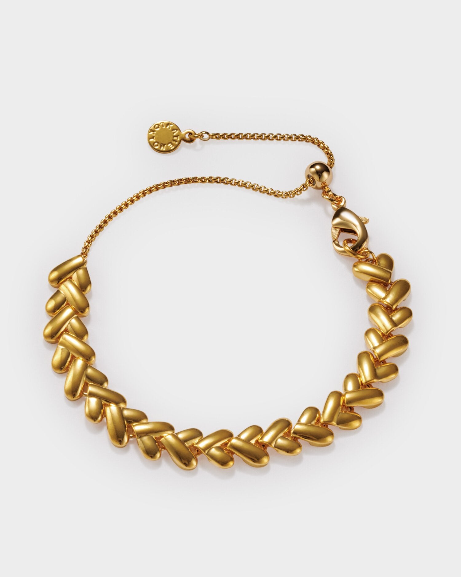 Heart Link Waterproof Gold Bracelet | Katie Loxton