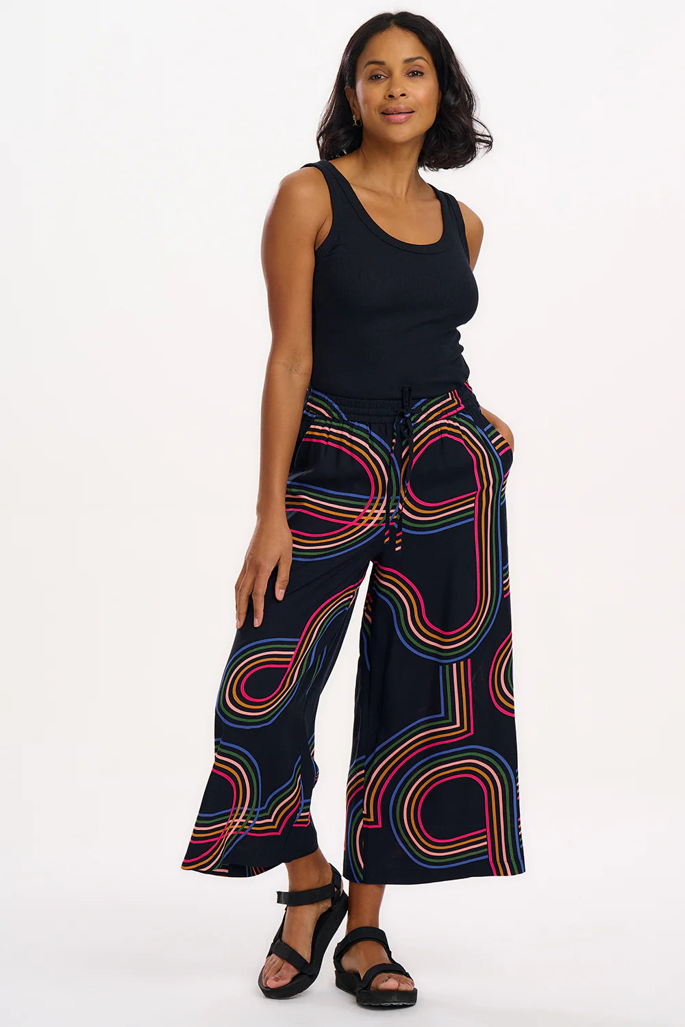 AMEERA WIDE LEG TROUSERS | Sugarhill Brighton