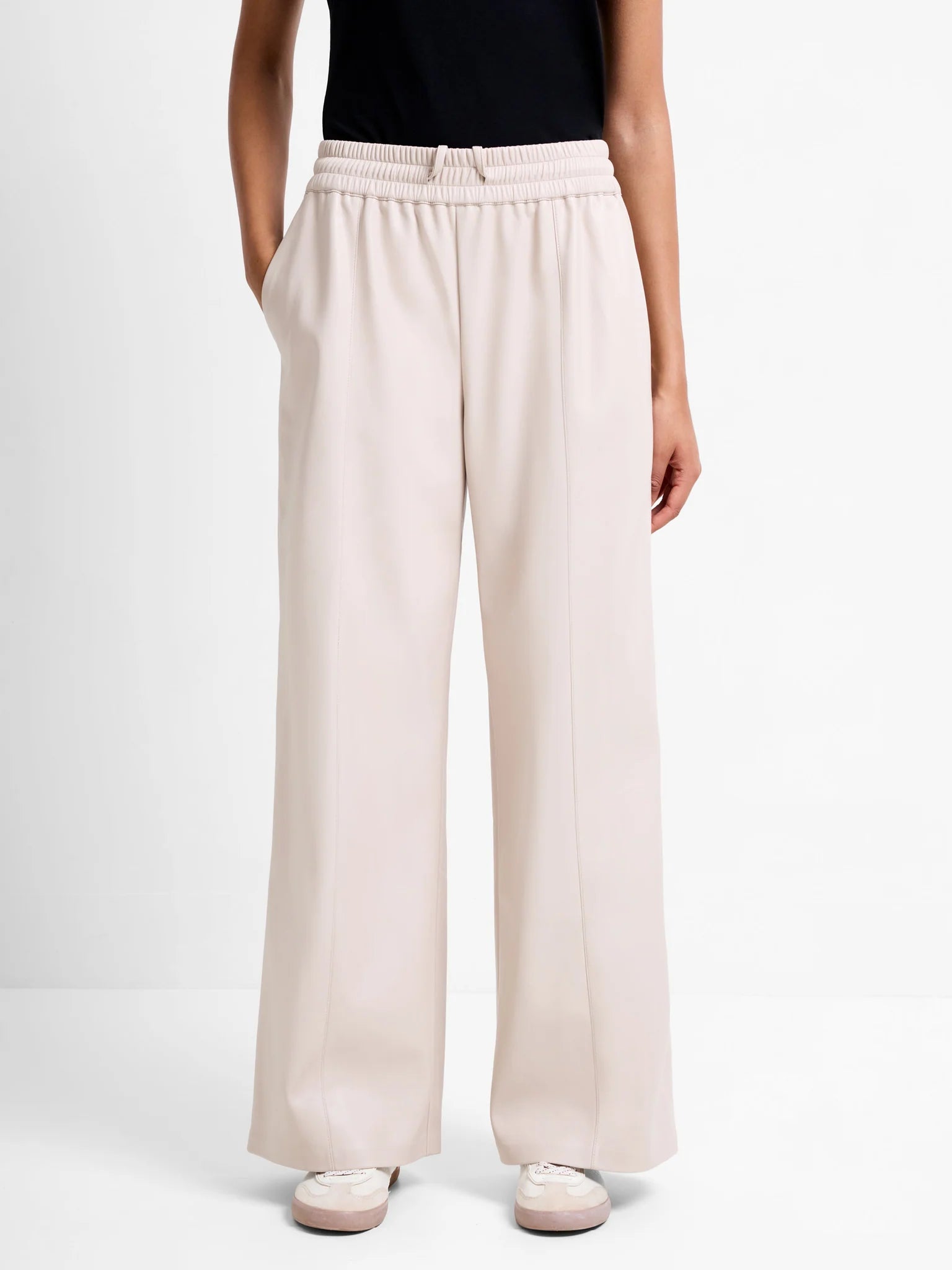 Tasher PU Wide Leg Trousers | French Connection