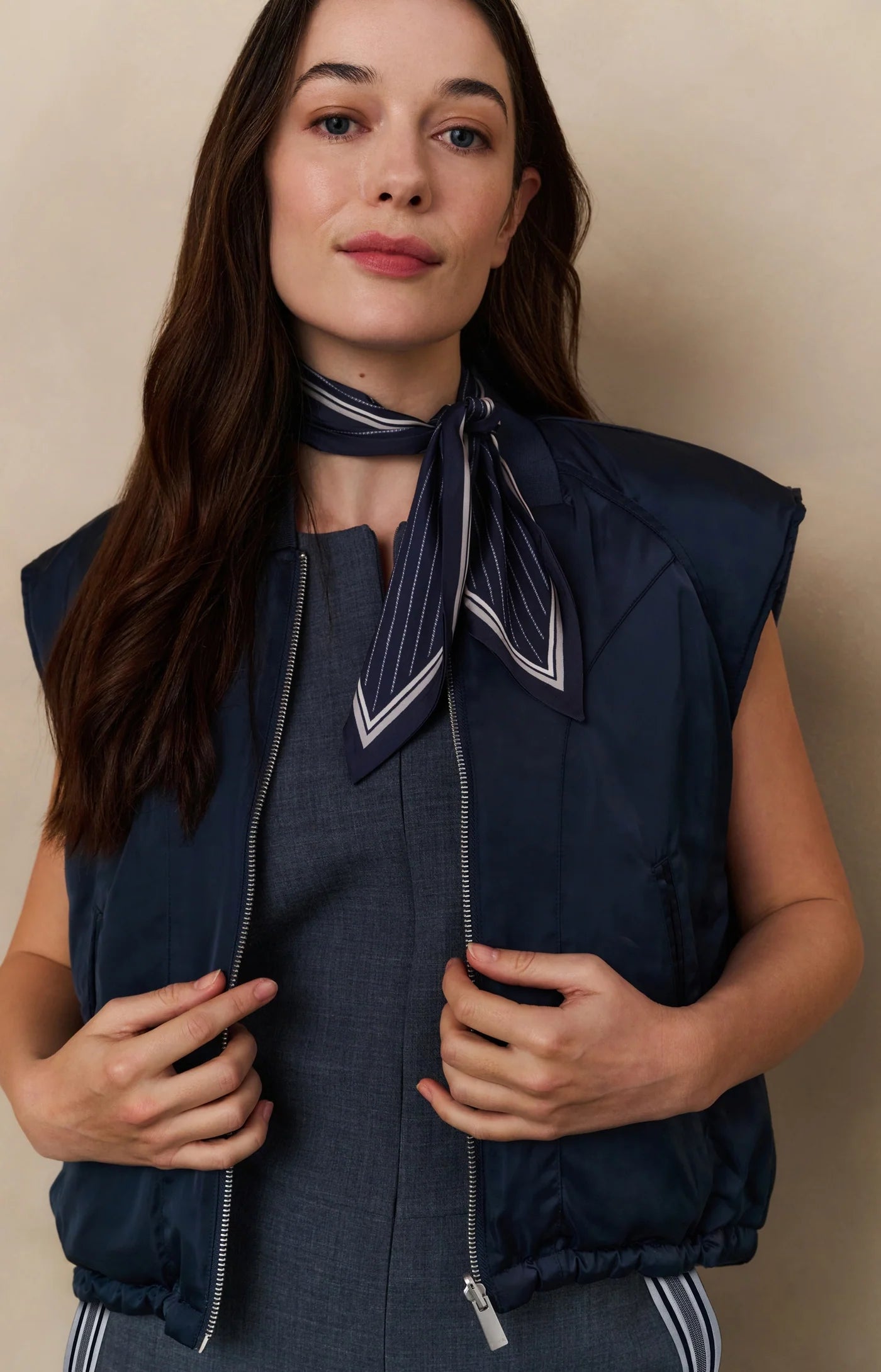 Nylon Reversible Gilet | Yaya